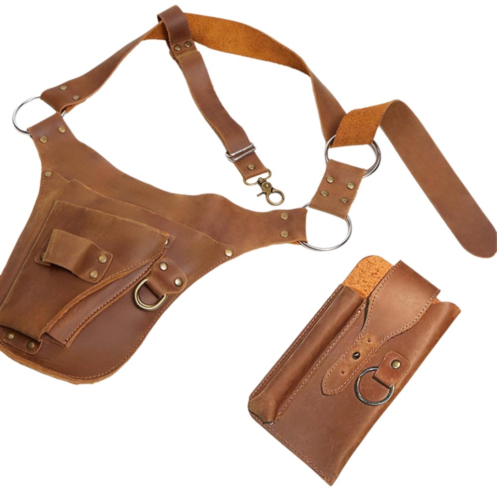 Leather Garden Tool Belt, Gardening Utility Belt, Garden Tool Storage Bag9364