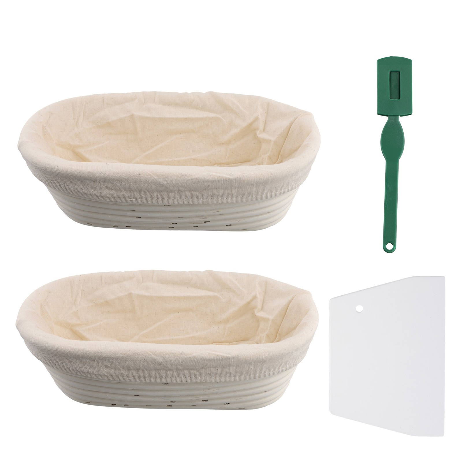 Banneton Proofing Basket Set - Artisan Sourdough Bread Bakery Basket,Dough5006