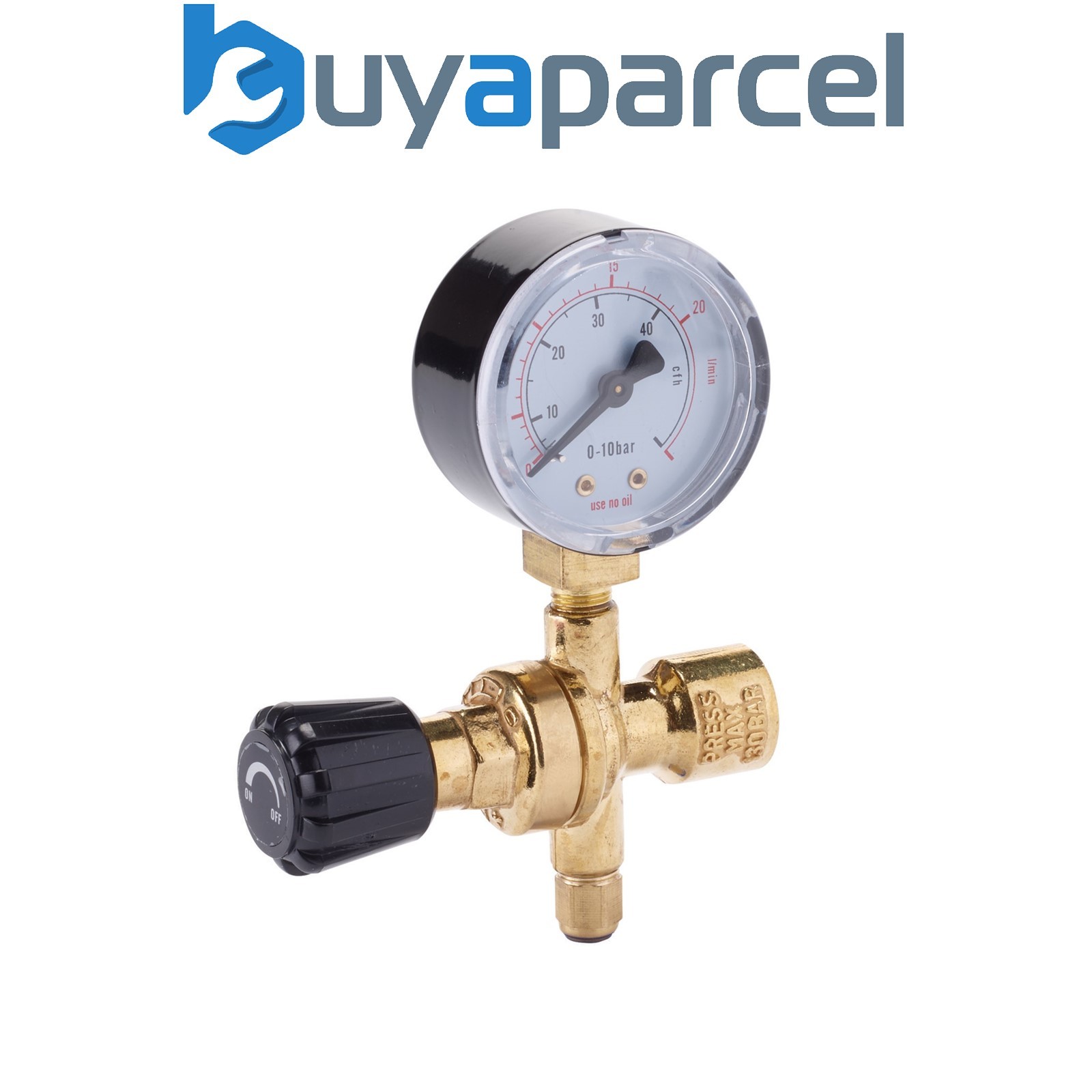 Draper 70135 MIG Gas Bottle Regulator Disposable Cylinder 1 Gauge