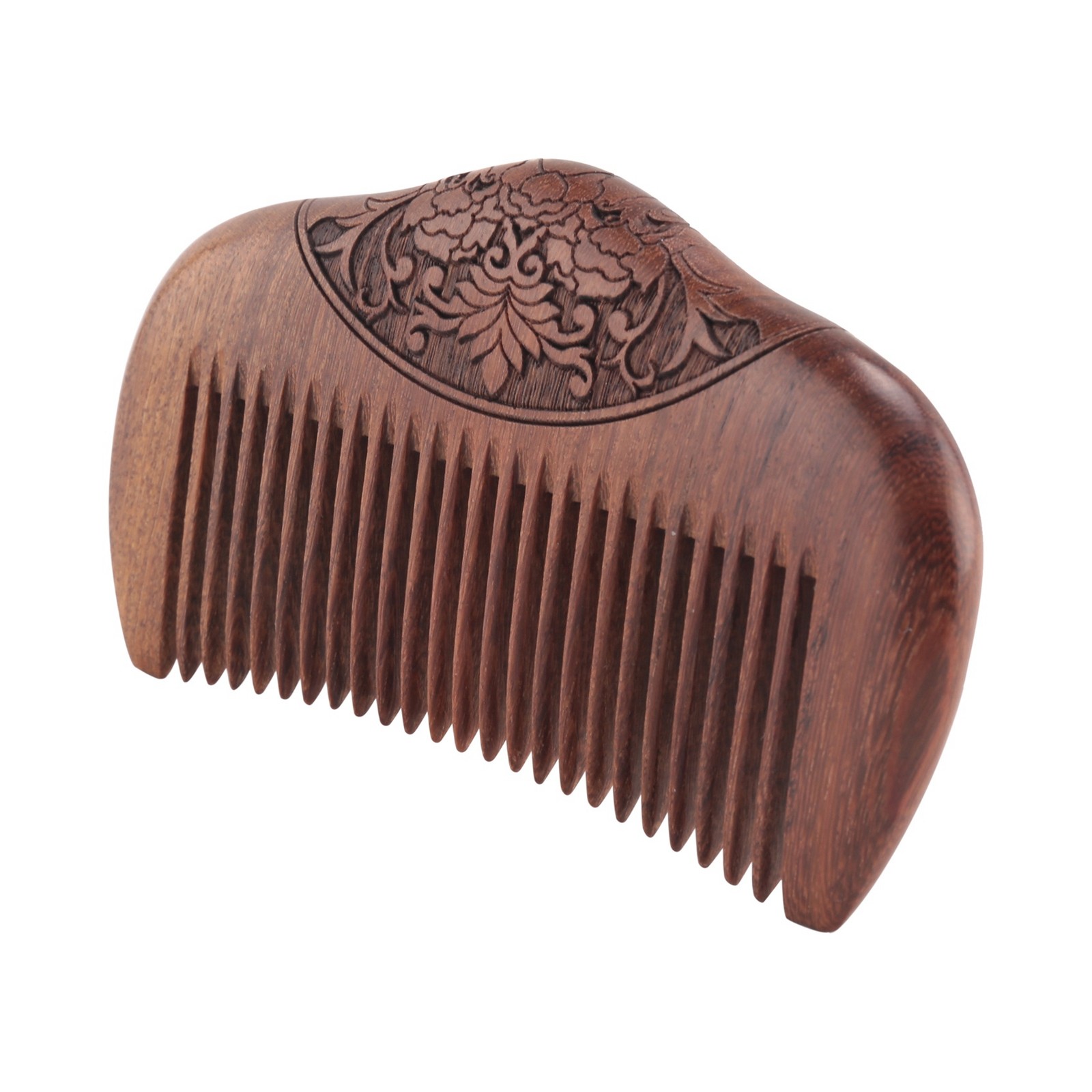 10X( Comb Sandalwood Super Narrow Dent Wood Combs Static Lice4786