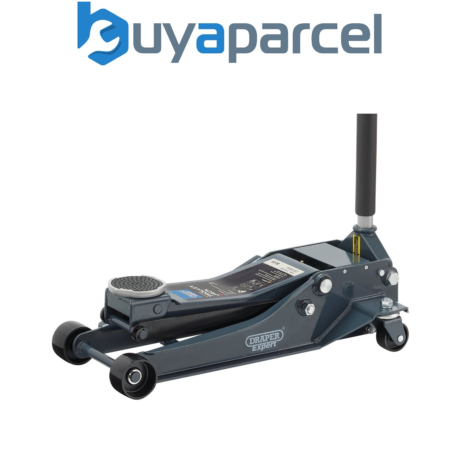 Draper 24276 Draper Expert Professional Low Profile Garage Trolley Jack, 4 Tonne