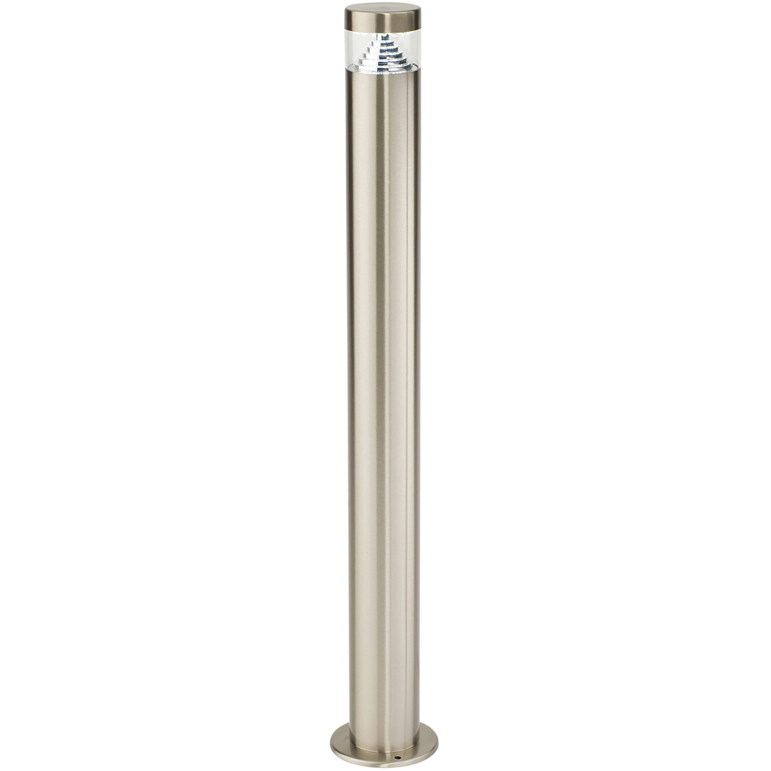 Stepped Outdoor Bollard Light - 3.3W LED Module - 800mm Height - Stainless Steel