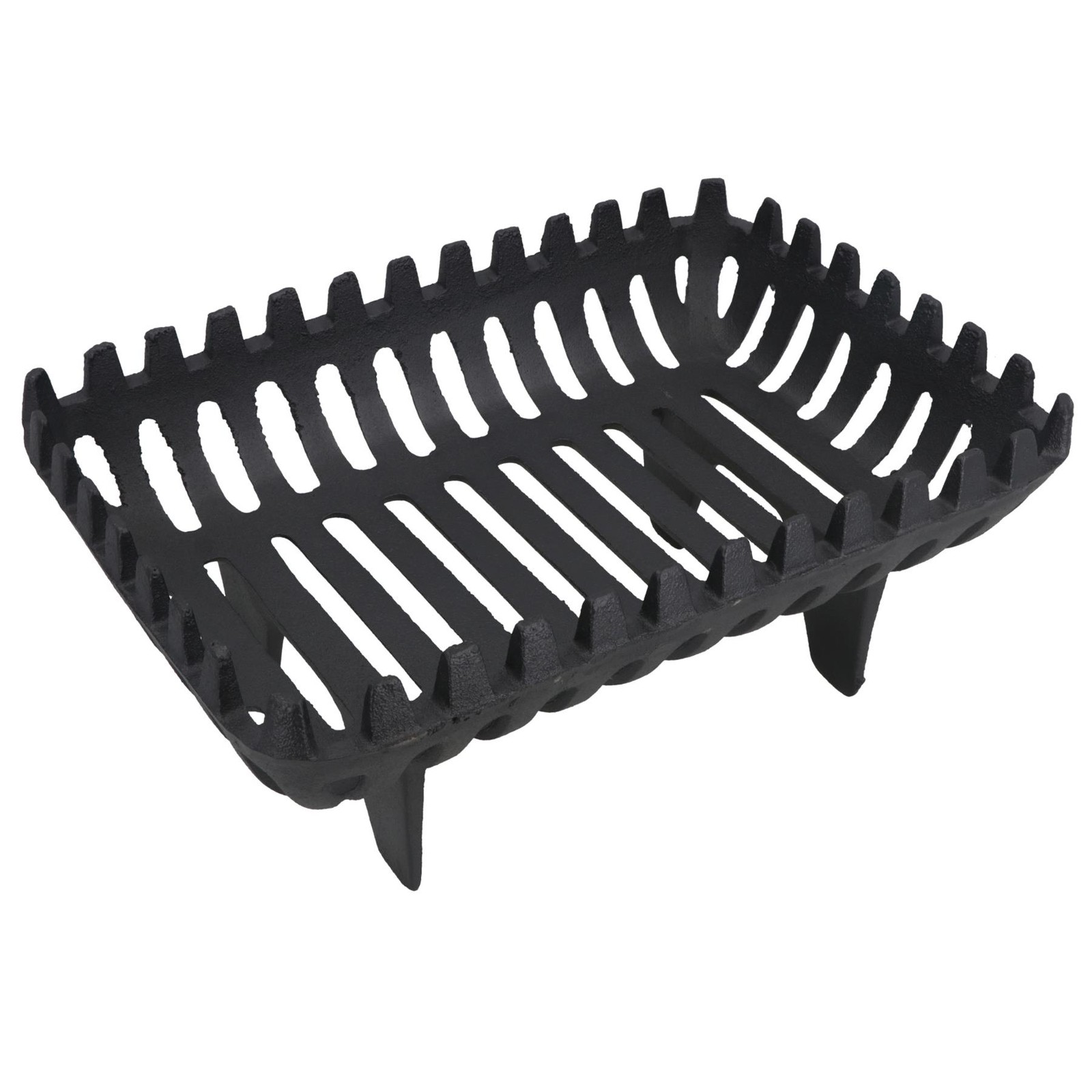 Cast Iron Log Holder Fireplace Log Basket Fire Grate Pit Stand Storage Storer