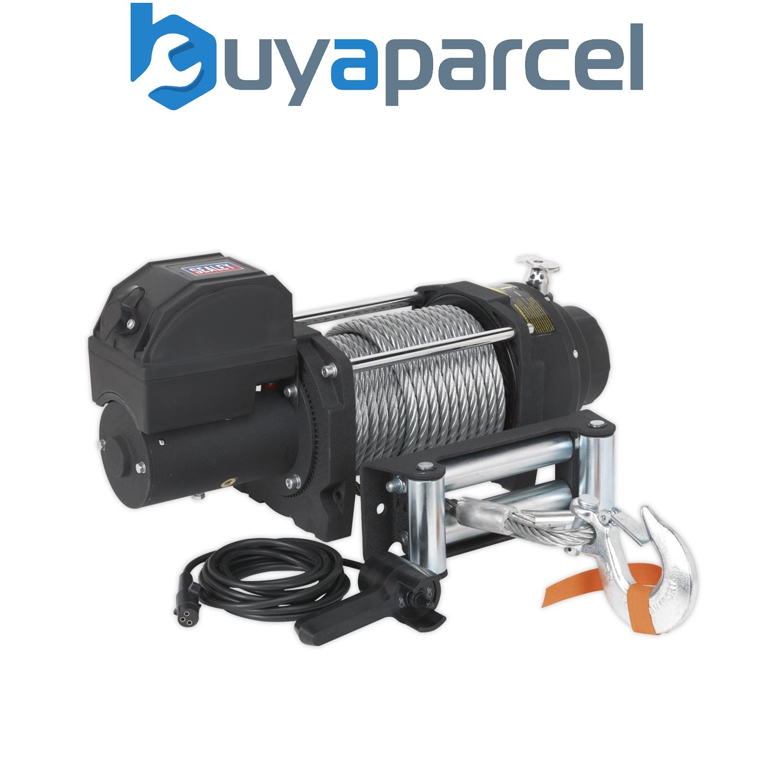 Sealey RW8180 Premier Industrial Recovery Winch 8180kg (18000lb) Line Pull 12V