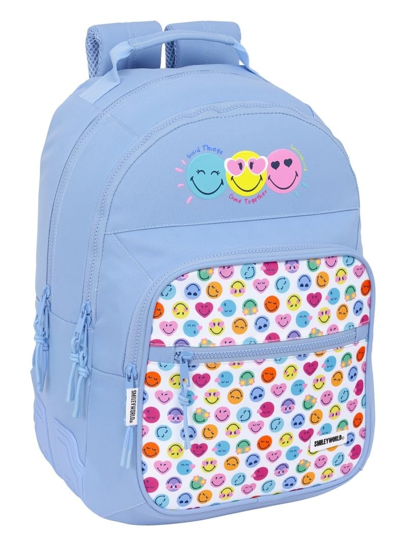 SMILEY WORLD JOYFUL – Double Adaptable Trolley Backpack, Recyclable Fabric, Idea