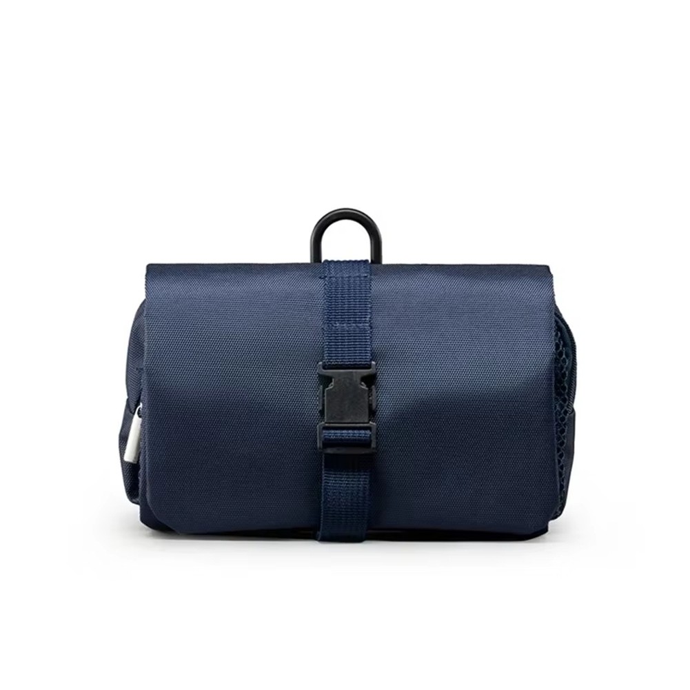 3X(Japanese Folding Toiletry Bag with Snap Hook - High Quality Storage8105