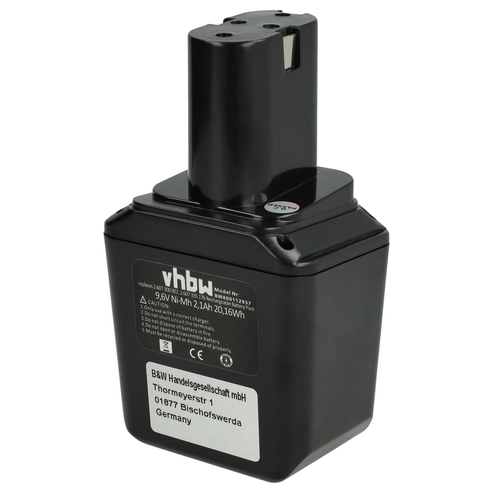 Battery for Bosch GSR Series 1st generation 2.1Ah 9.6V