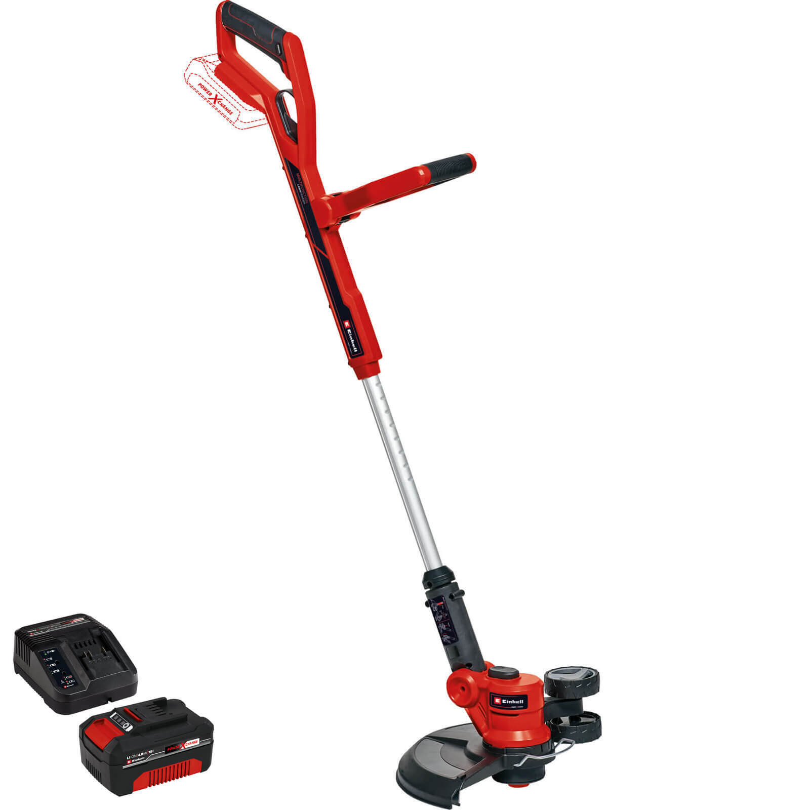 Einhell GE-CT 18/30 Li 18v Cordless Telescopic Grass Trimmer and Edger 300mm 1 x