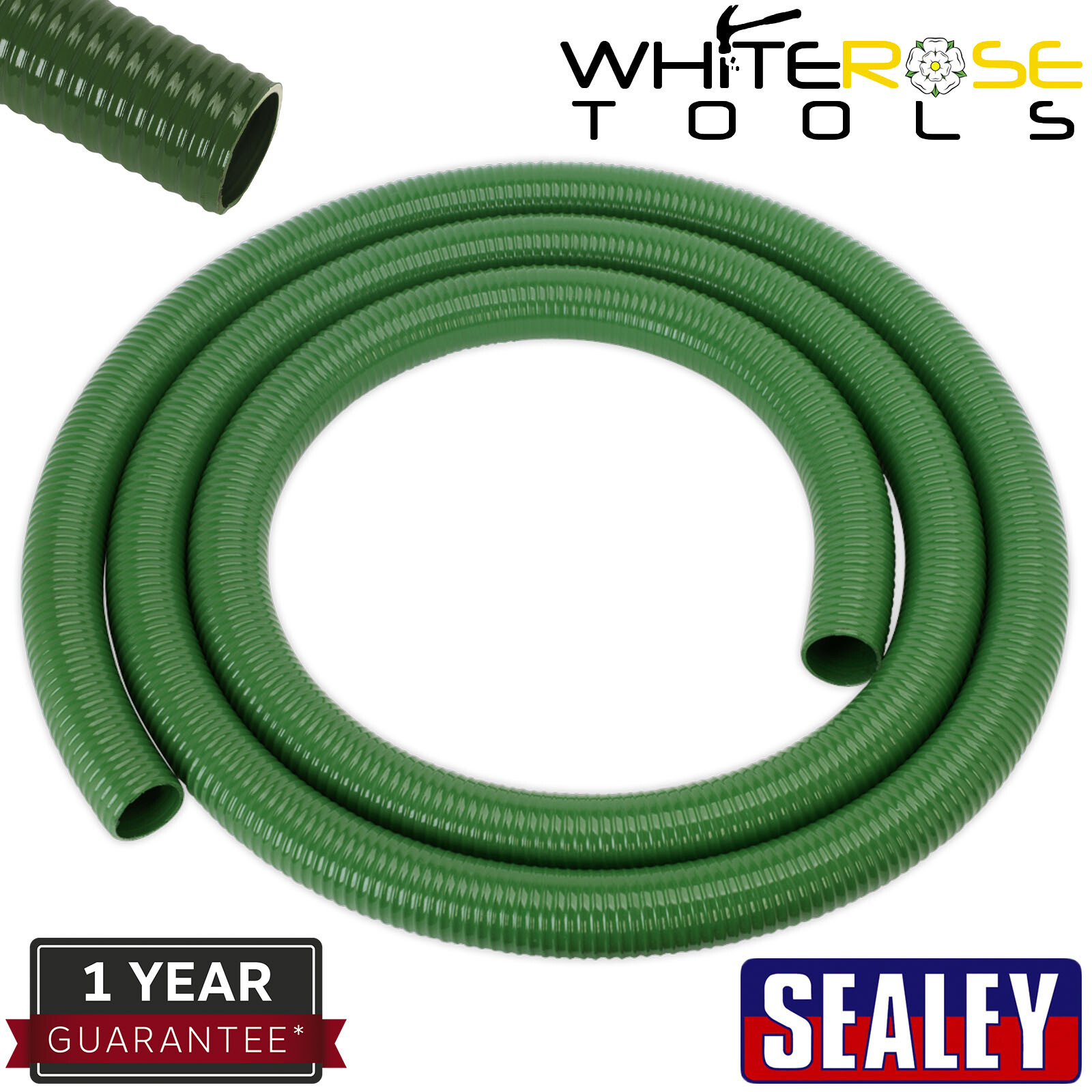 Sealey Solid Wall Hose for EWP050 50mm x 5m Suction Water Pump