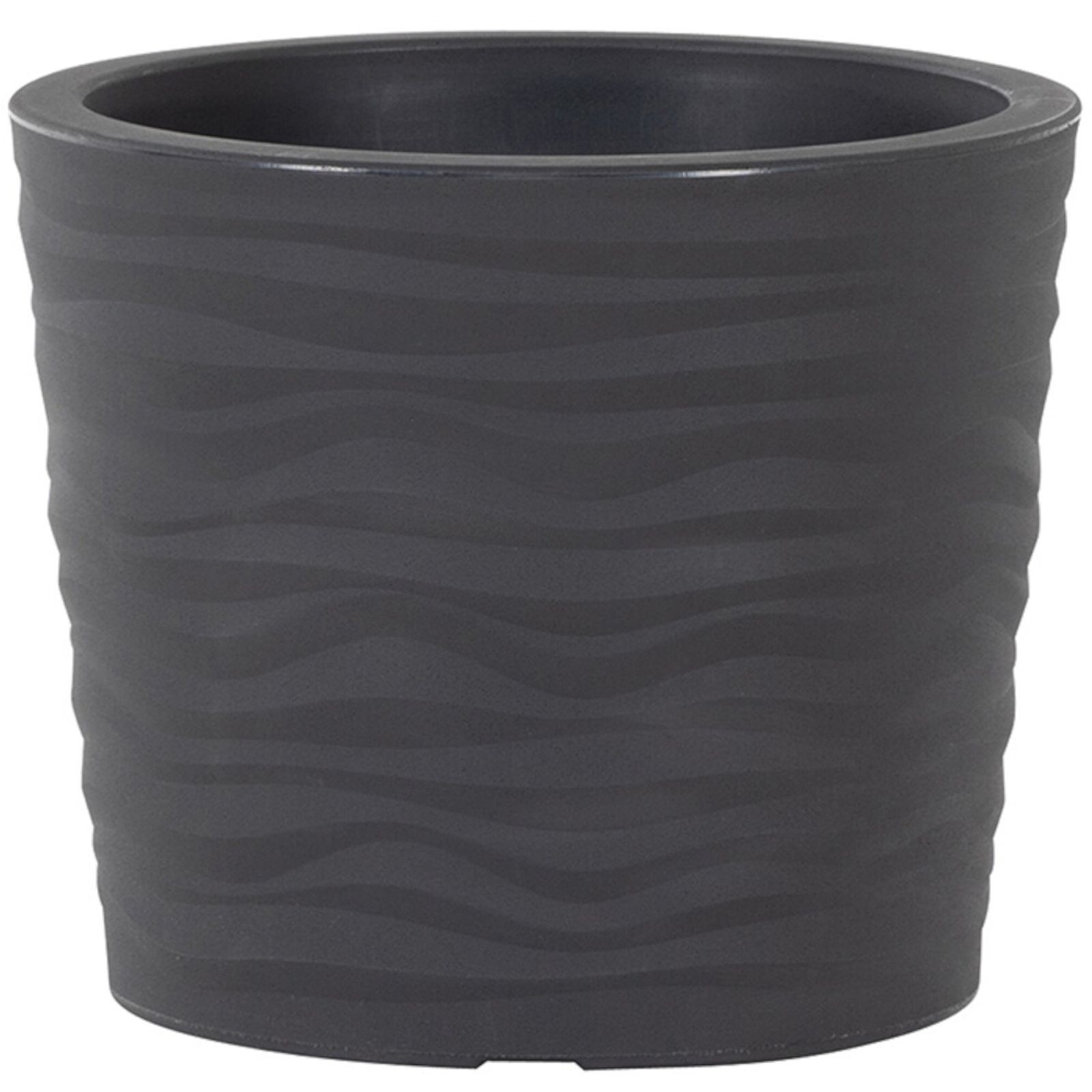 Plant Pot ECO MADRID 35 Black Ø 35 X 30 Cm