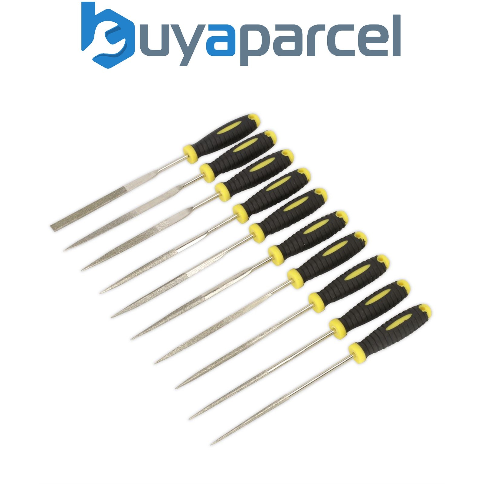 Sealey S0896 Siegen Diamond Needle File Set 100mm 10pc