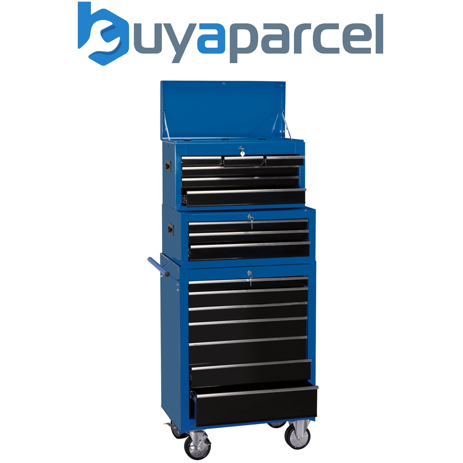 Draper 11541 Combination Roller Cabinet and Tool Chest, 16 Drawer, 26