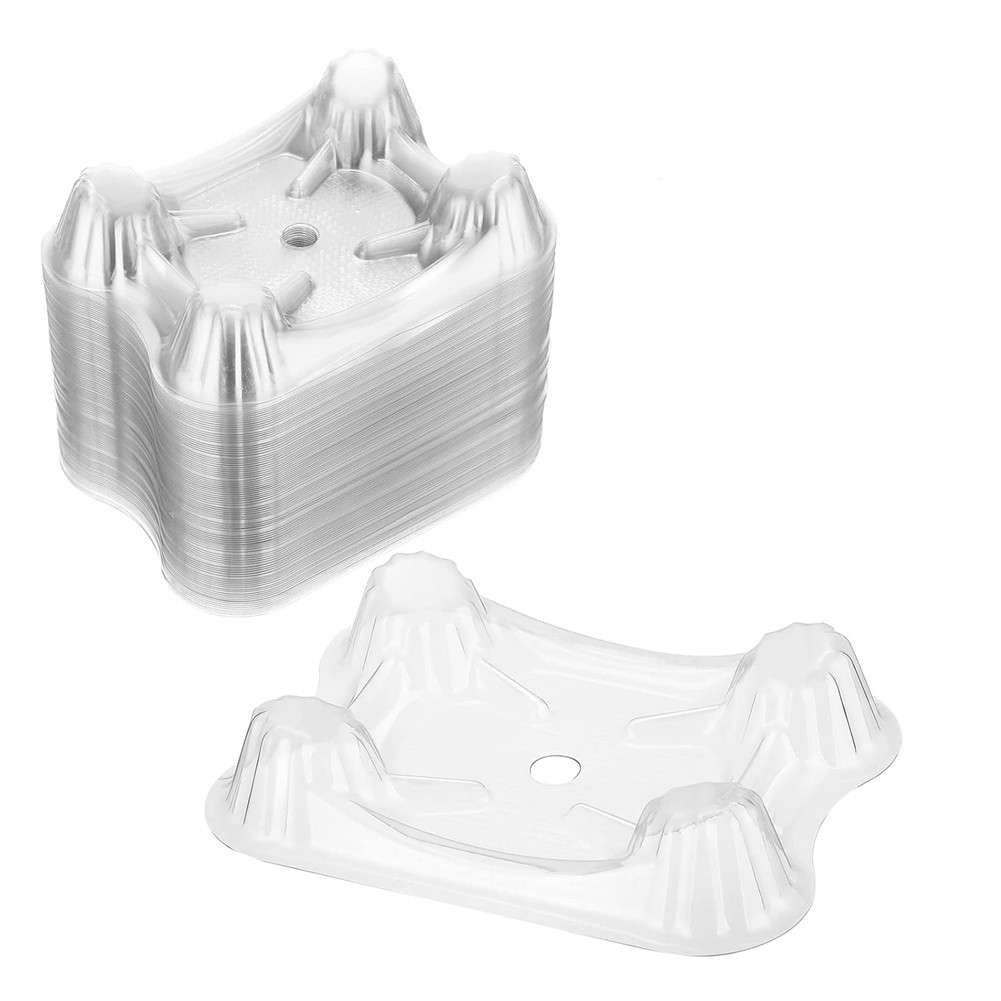 3X(50 Pcs Melon Cradle Plastic Melon Cradles Watermelon Holder for Garden1642