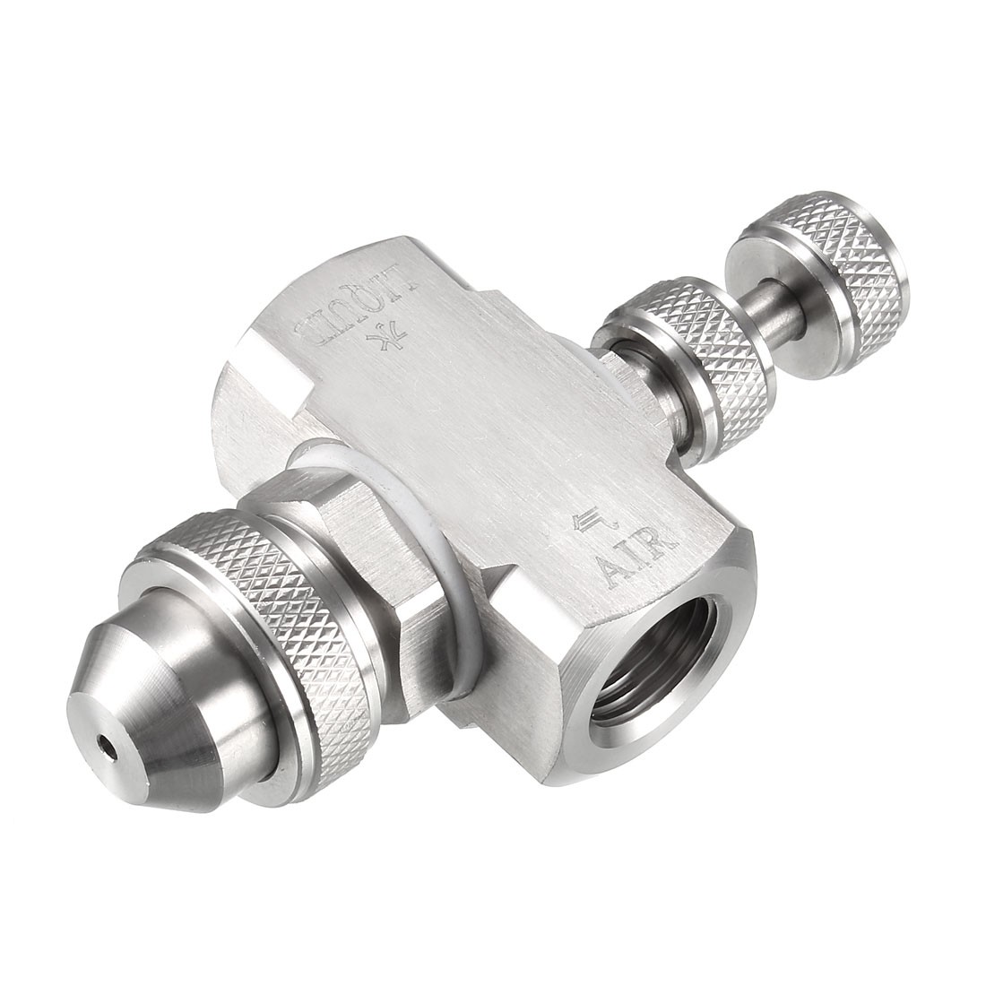 Air Atomizing Nozzle, 1/4BSPT Misting Low Pressure Solid Cone Spray Tip Nozzles