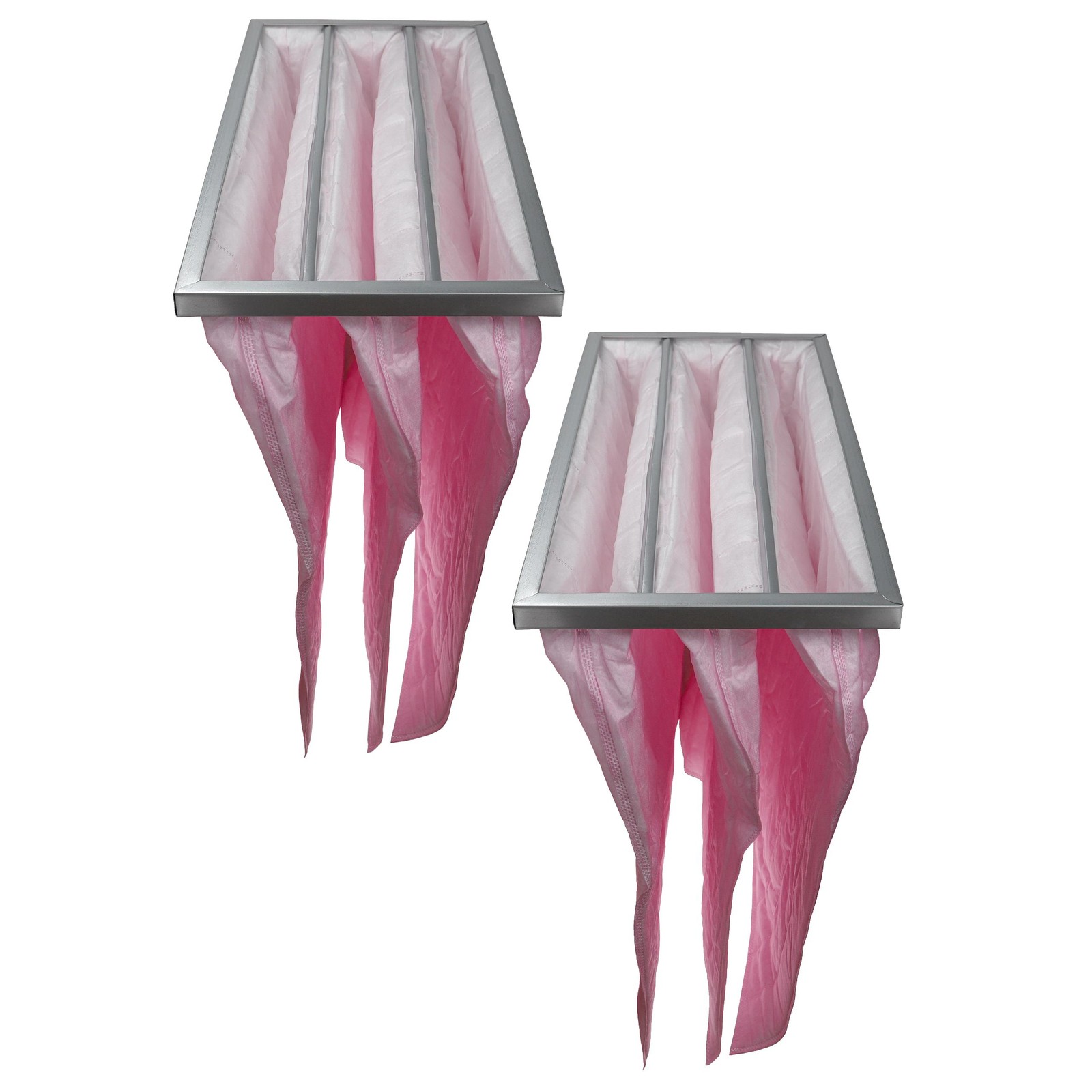 2x Bag Filter F7 for Ventilation System - 28.7 x 59.2 x 60 cm
