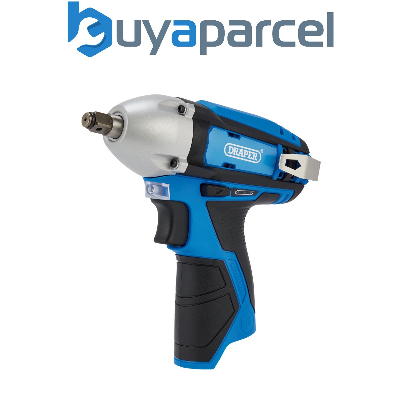 Draper 70276 12V Impact Wrench, 3/8" Sq. Dr., 80Nm (Sold Bare)