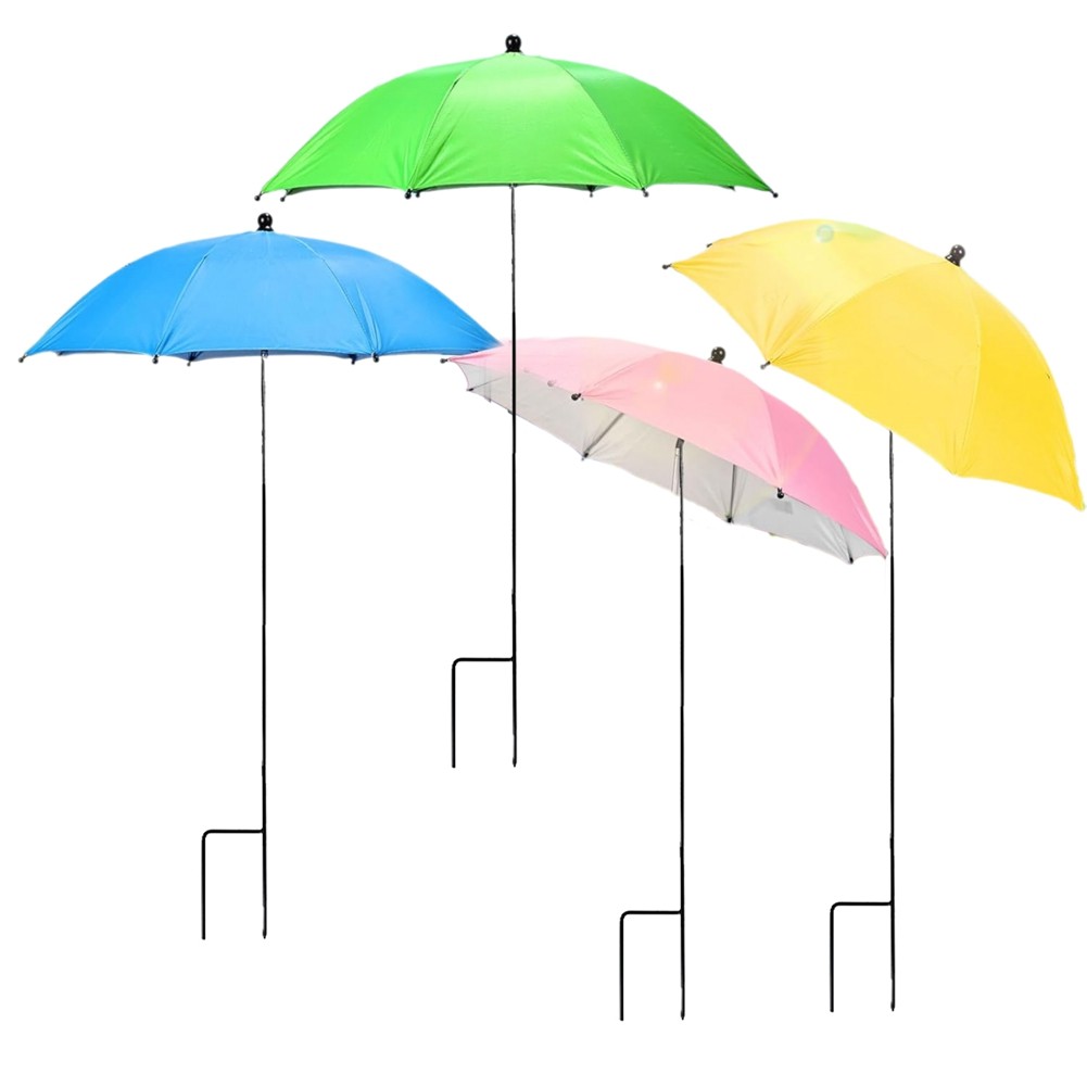 Plant Umbrellas for Outdoor Plants, 4pcs Adjustable Height & Angle Garden8778