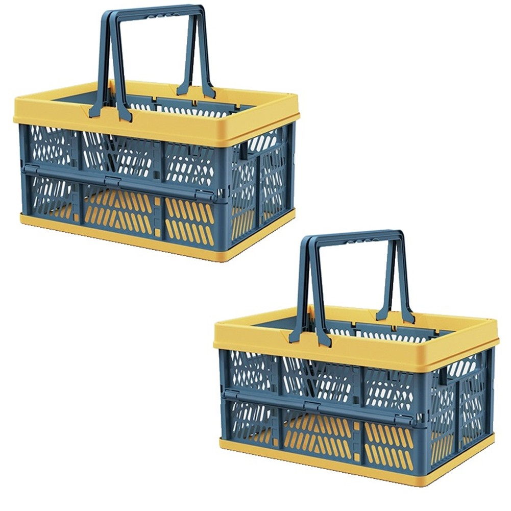 Folding Plastic Storage Basket Folding Storage Basket Folding Basket with6049