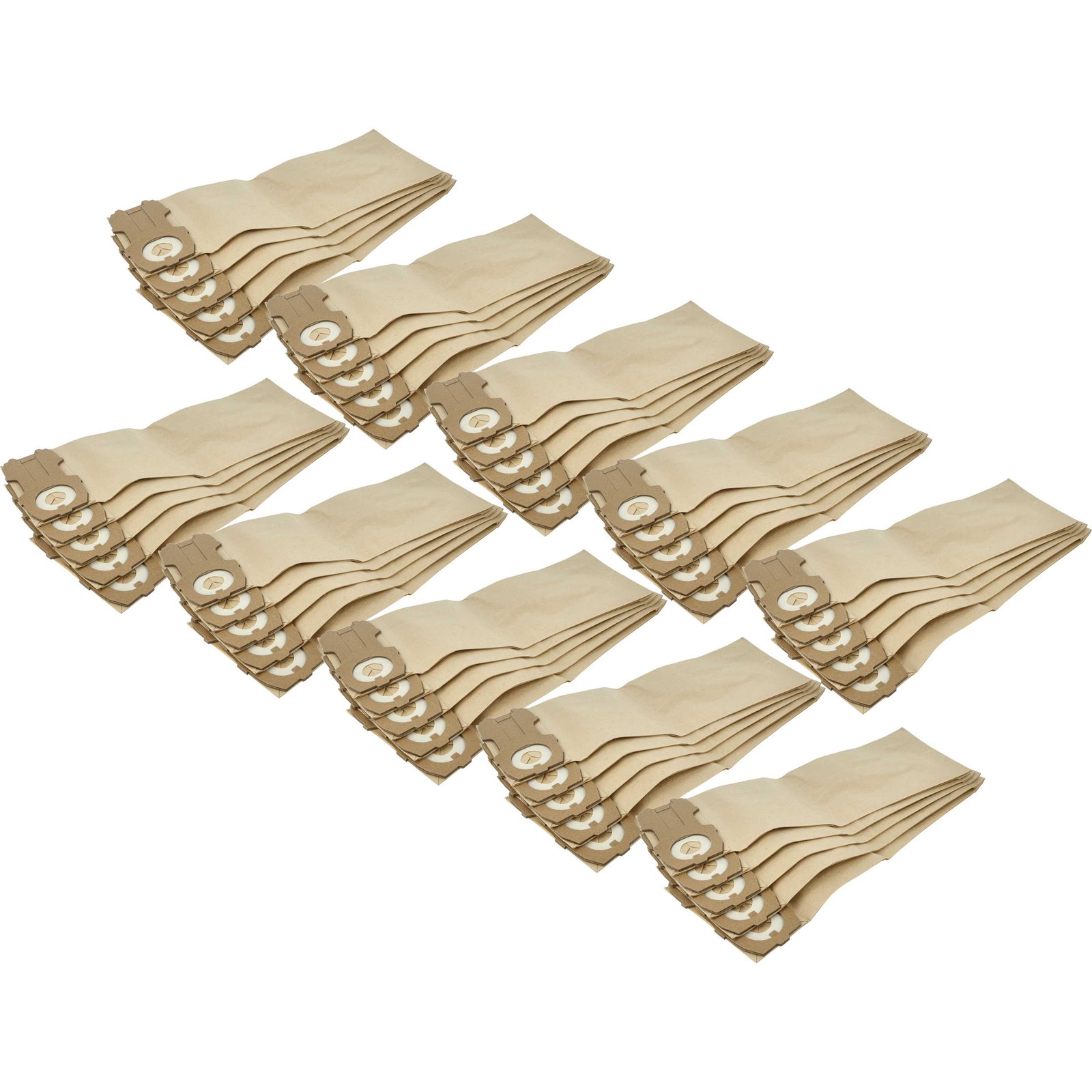 50 Hoover Dust Bags for Swirl V62 Paper