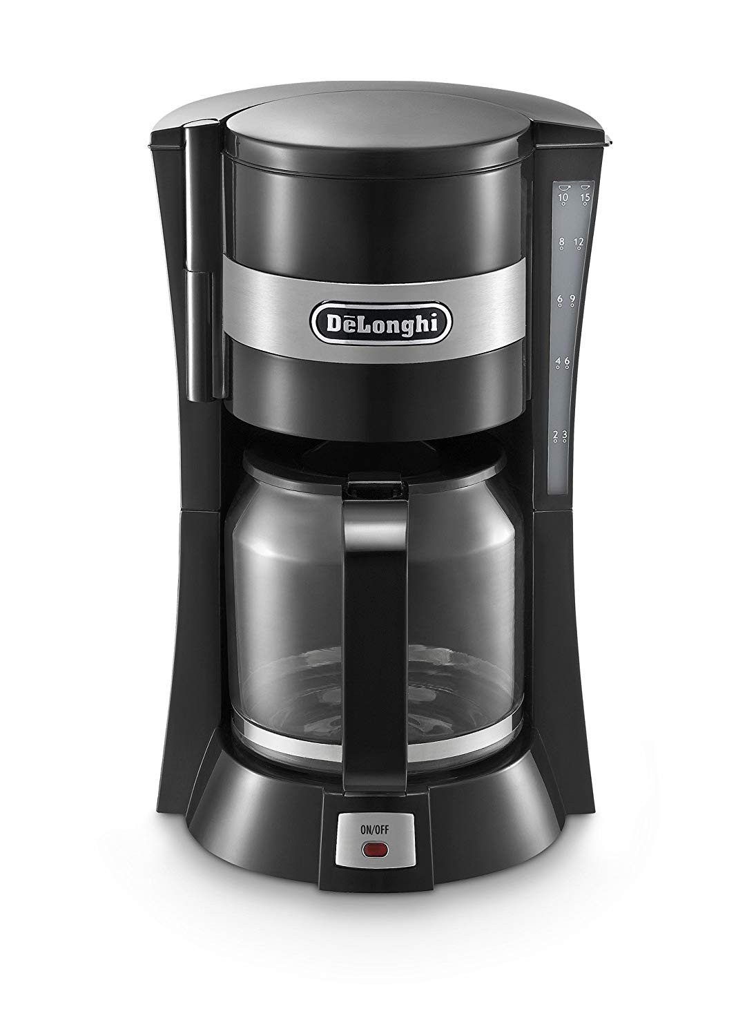 De'Longhi ICM15210.1 Filter Coffee Machine Maker Ground Coffee 900W 1.3L - Black