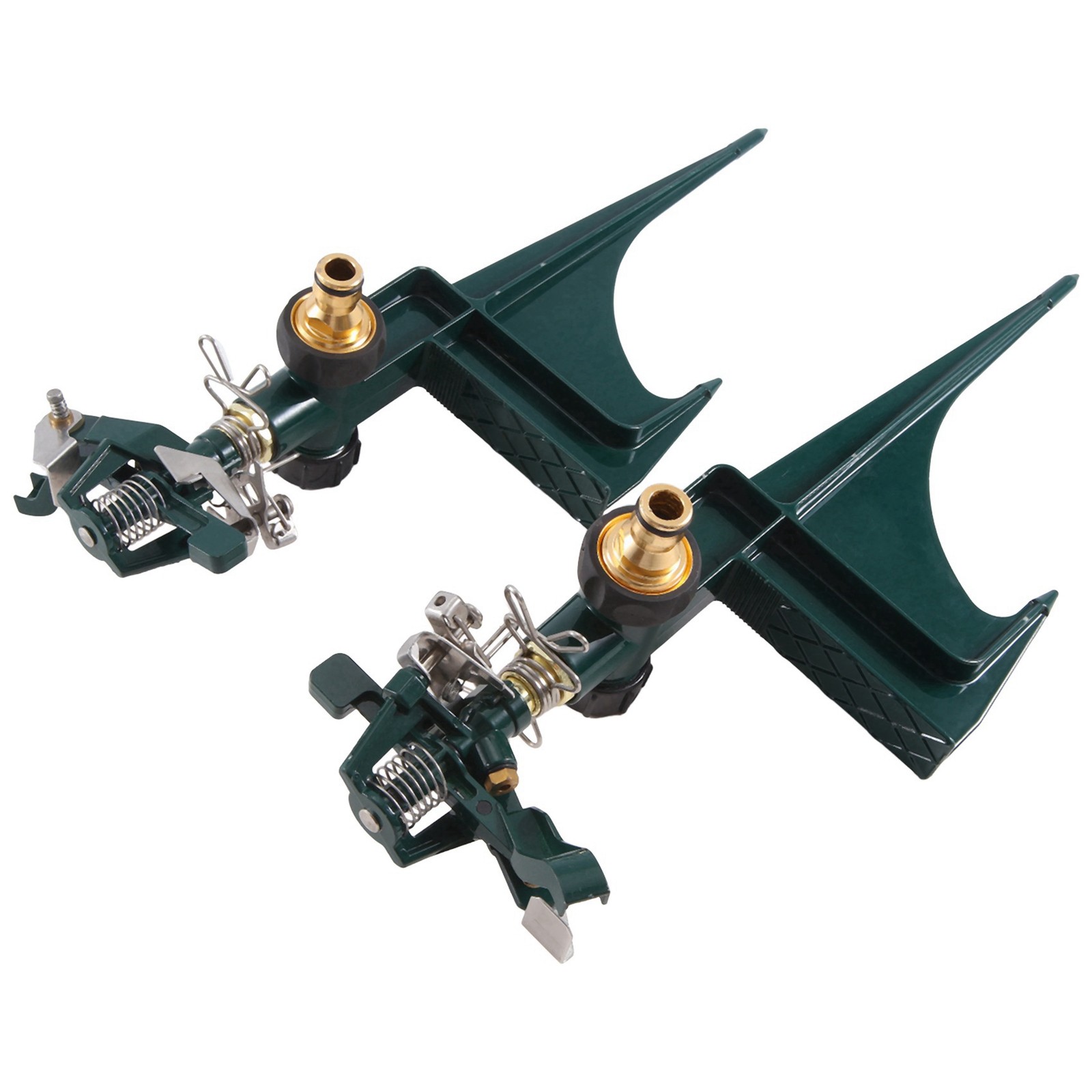 Sprinkler Head on Metal Step Spike, 360 Degree Area Irrigation 2pc Y1L47756