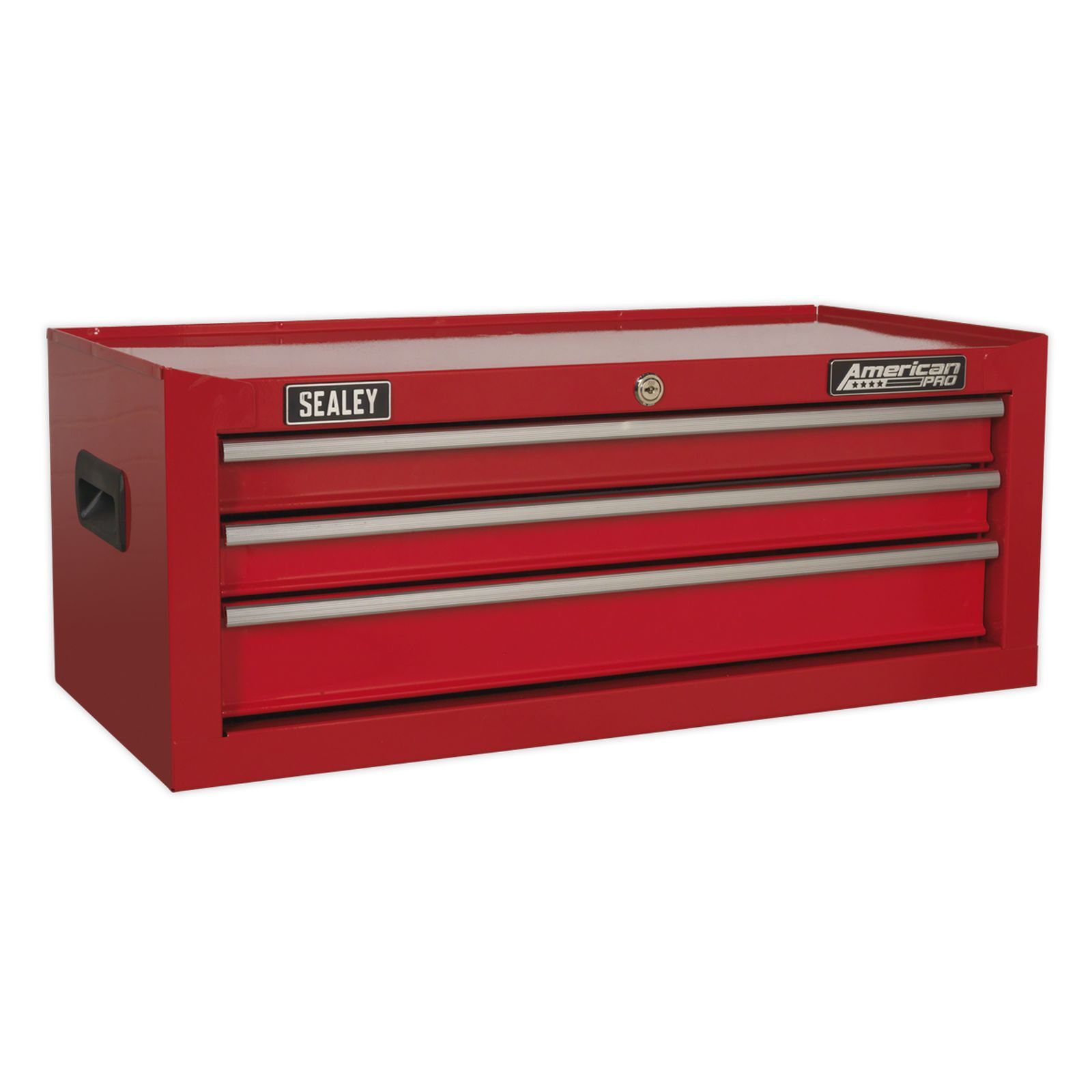 1x Sealey Red Mid-Box 3 Drawer With Ball Bearing Runners - AP223