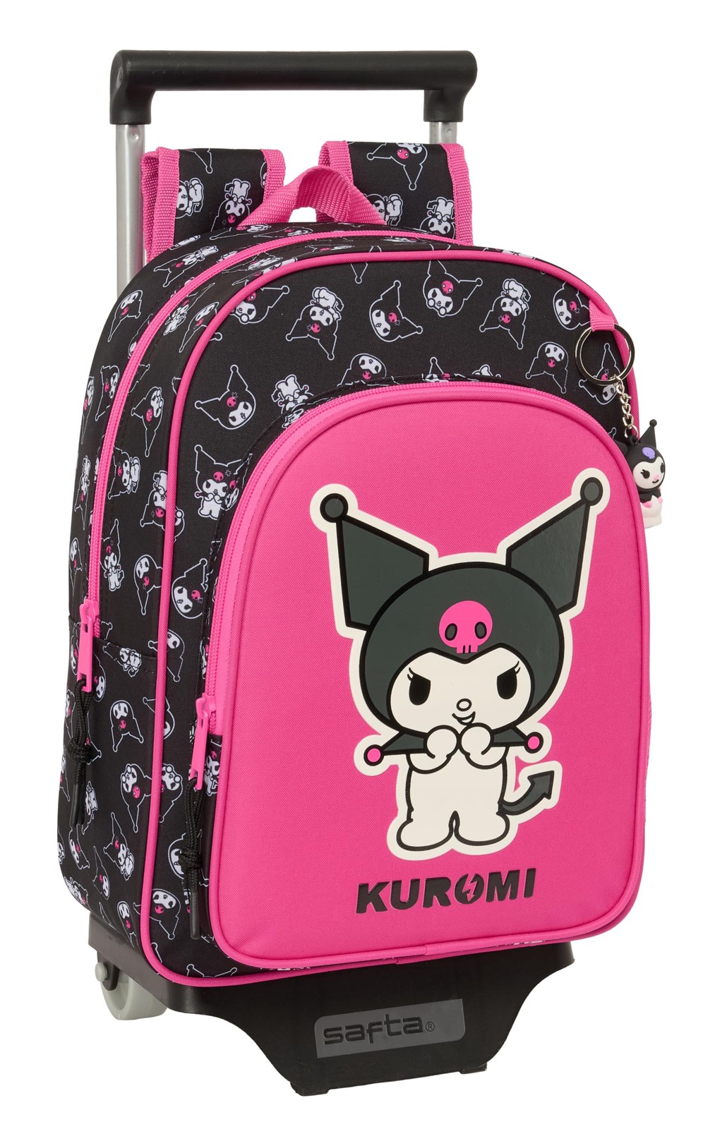 Safta Kuromi – Children's Backpack with Trolley 705, Ideal for Children of Diffe