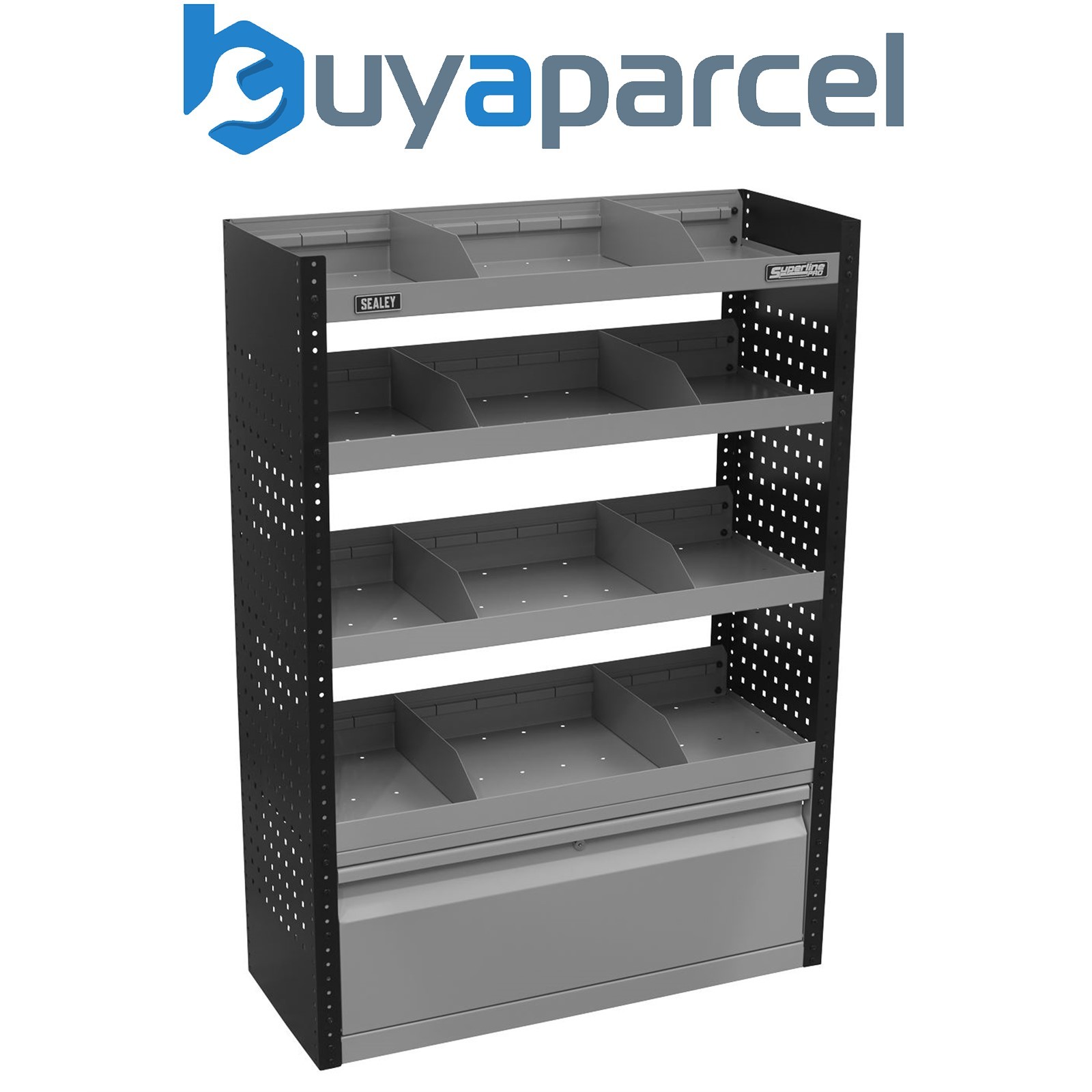 Sealey APMSVCOMBO1 Superline PRO&reg; Modular Flat Shelf Van Storage System