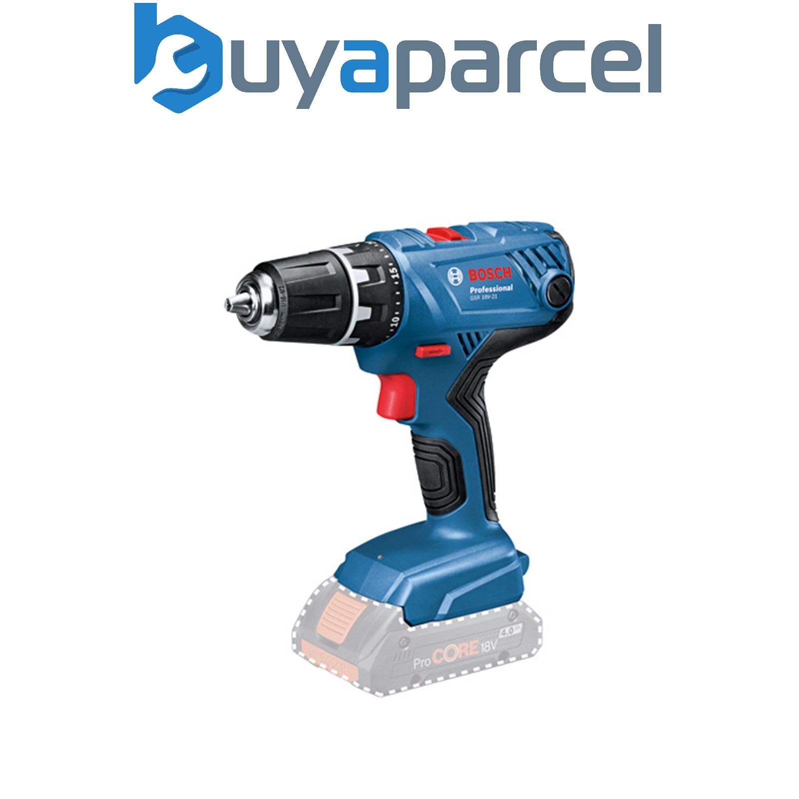Bosch PRO Cordless Drill/Driver GSR 18V-21 Carton box 06019H1071
