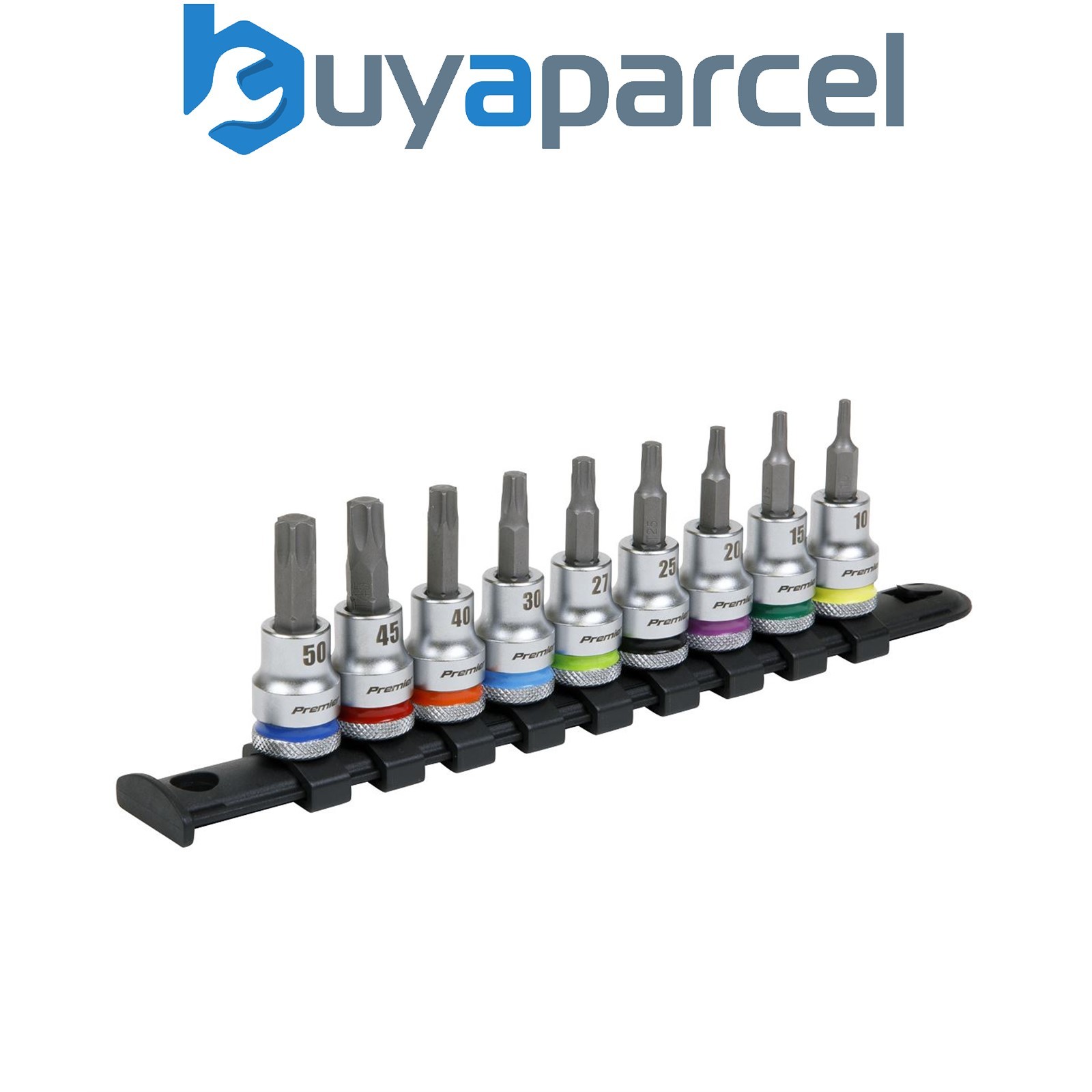 Sealey AK6251 Premier Platinum TRX-Star* Socket Bit Set 3/8"Sq Drive 9pc