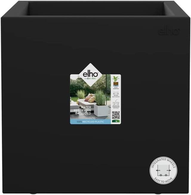 Elho Vivo Next Square 40cm Living Black
