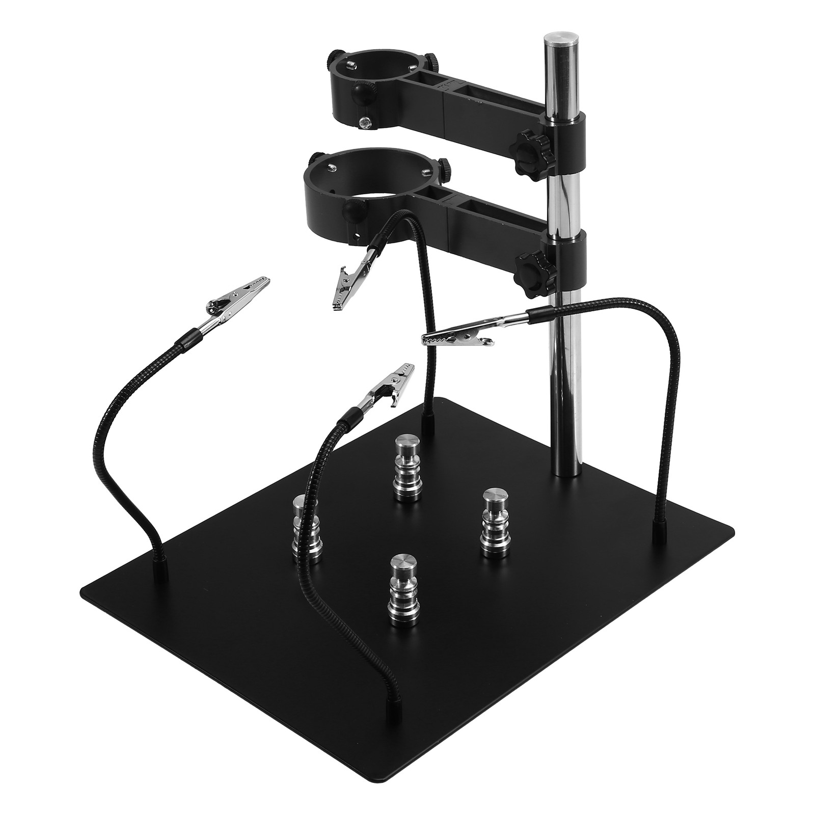 2X(Hot Air Frame Soldering Iron Holder PCB Clip Soldering Station Heat 7704