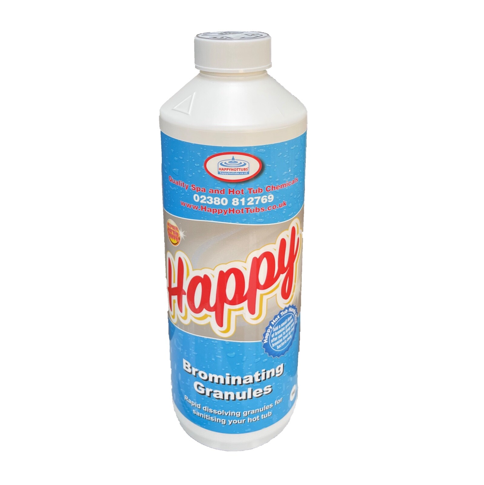 Happy Hot Tubs Bromine Granules 1kg Tub Brominating Bromide Pool Spa Hottub Spas