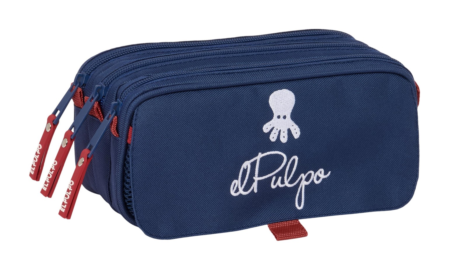 Safta EL OCTOPO – Triple Big Pencil Case, Children's Pencil Case, Ideal for Scho