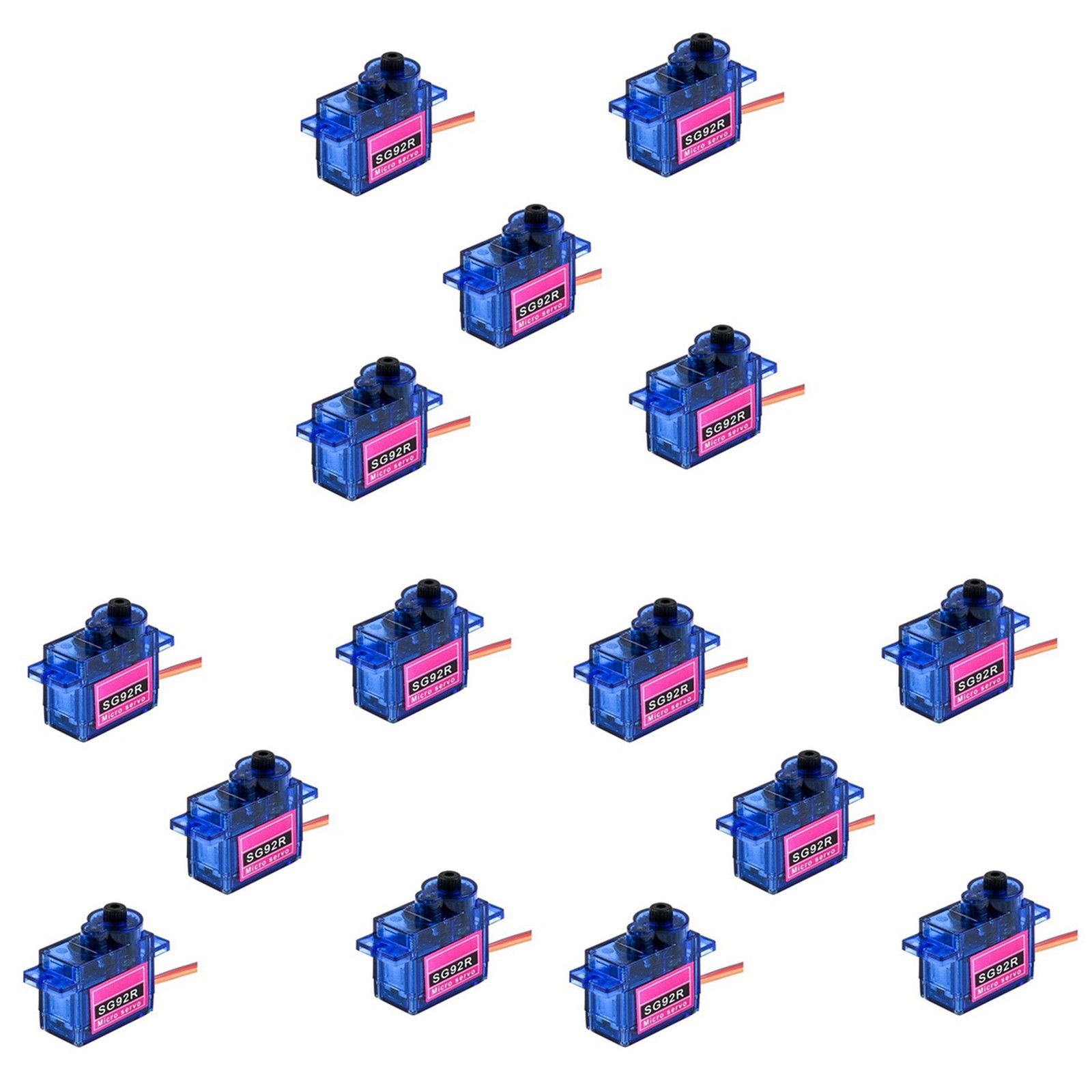 15PCS SG92R 9G  9G 2.5Kg for RC Airplane Helicopter Controls Car Boat for J1X2