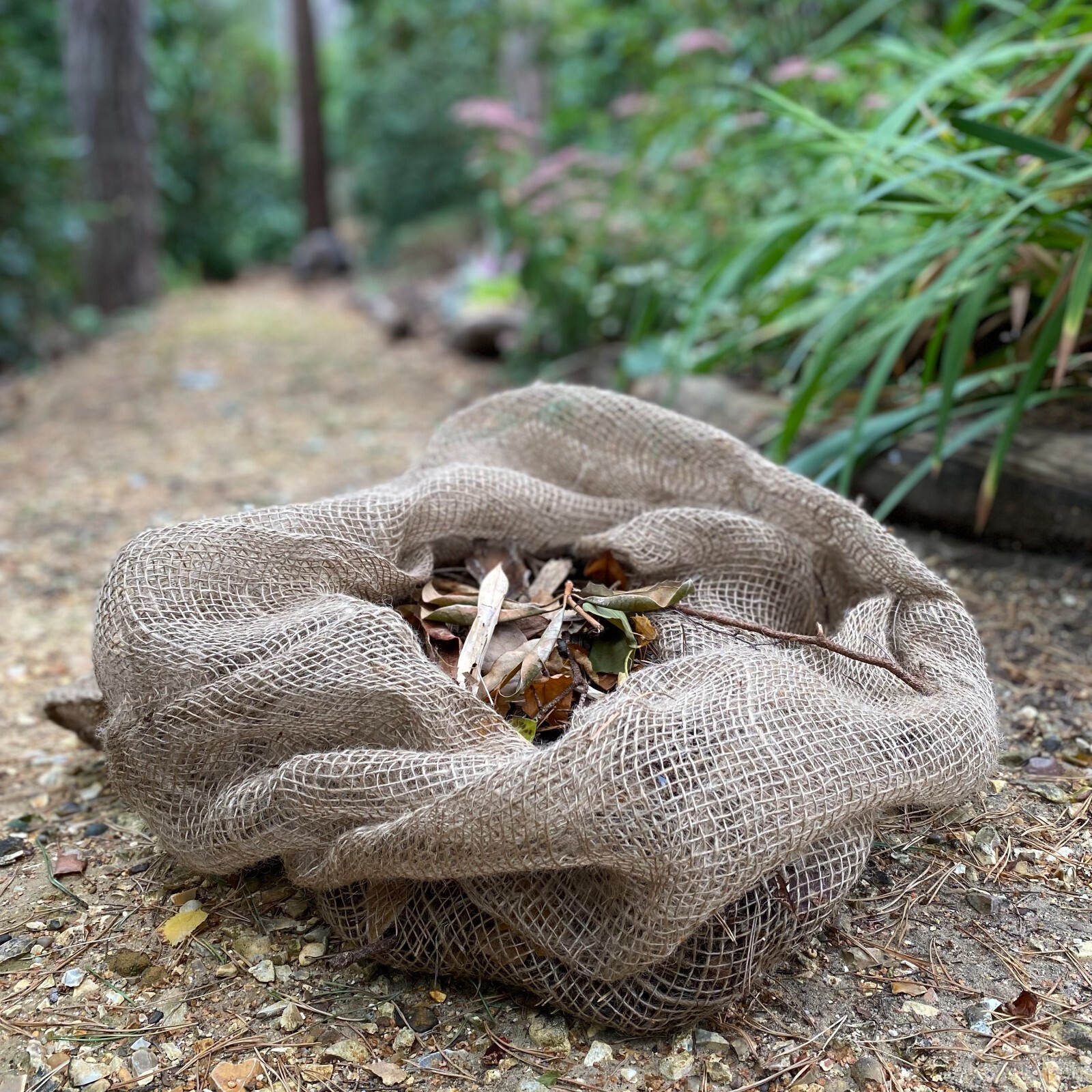 Compostable Leaf Sacks Bags Biodegradable Composter Jute 100 x 80cm - Pack of 30