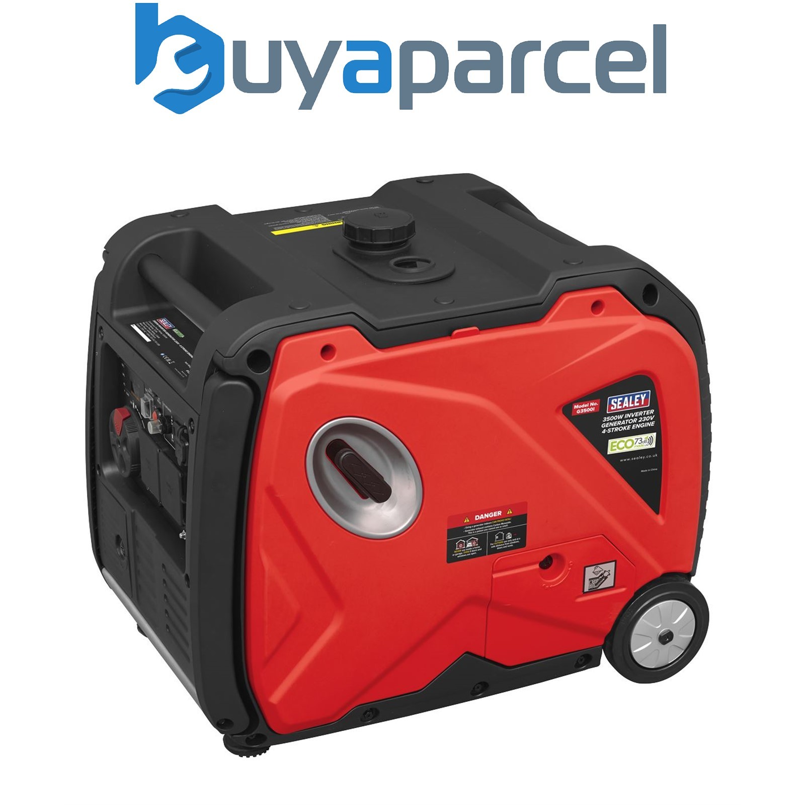 Sealey G3500I 3500W Inverter Generator 4-Stroke Engine 230V