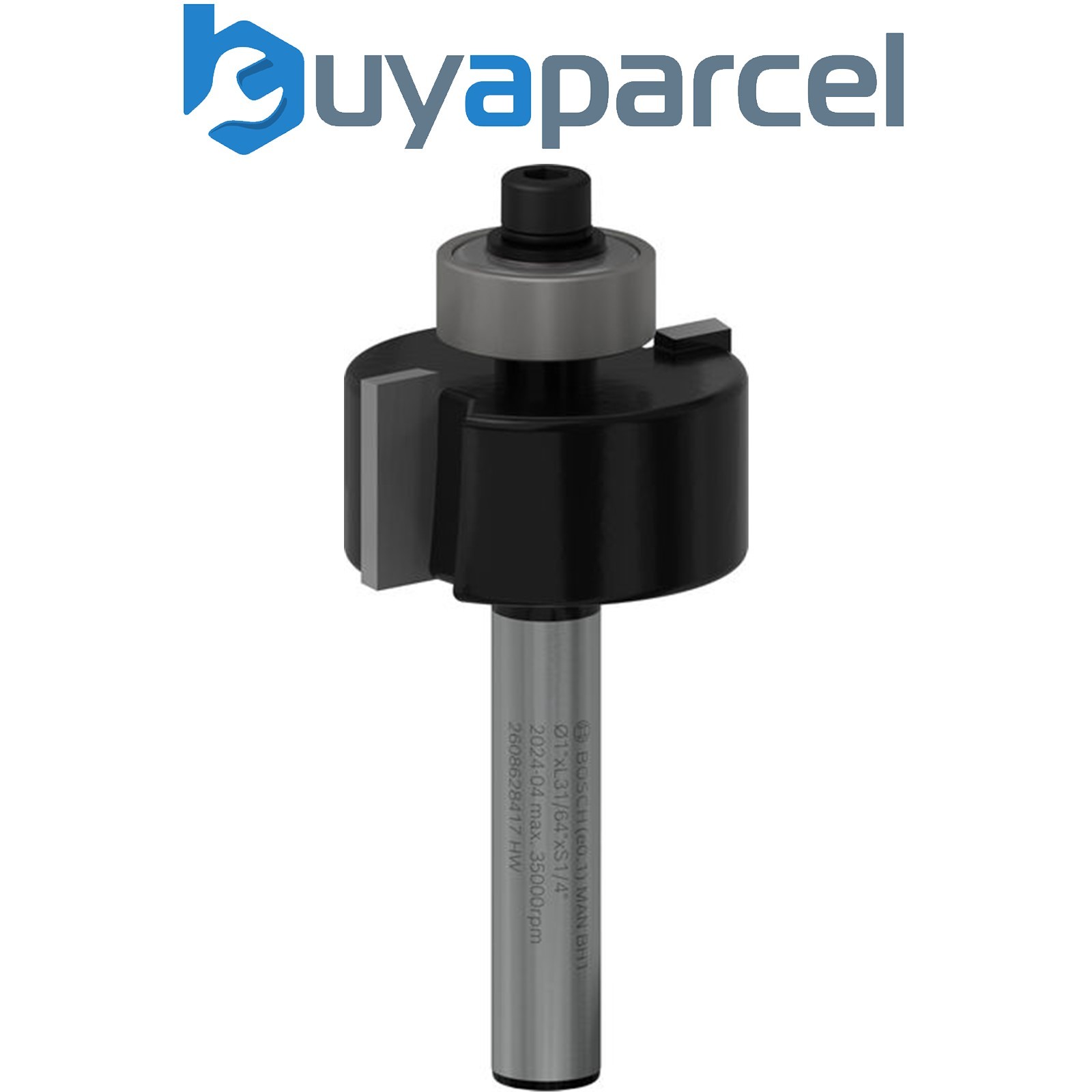 Bosch Trimmer PRO Router Bit Rabbeting 1/4 Shank 1/4 2608628417
