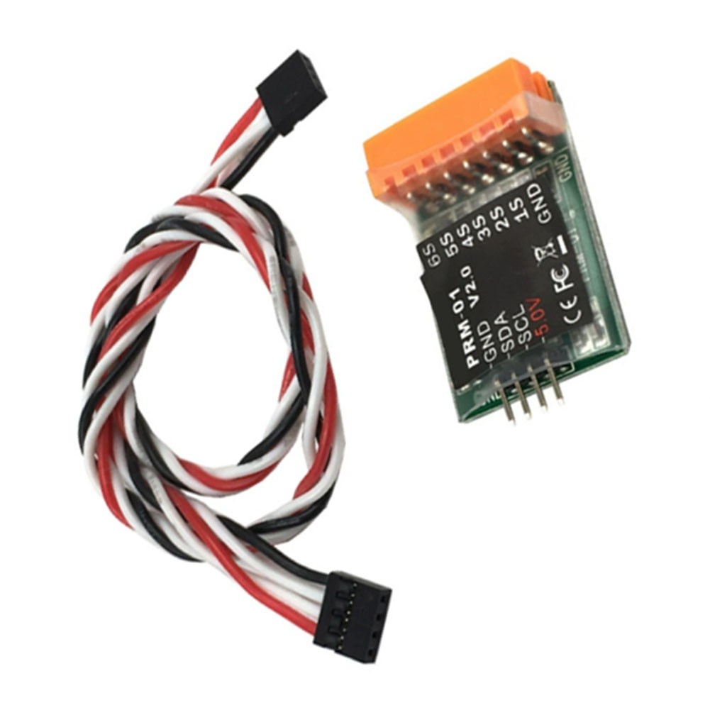 2X(PRM-01 Airplane Battery Voltage Telemetry Module Display on AT9S AT9S4517