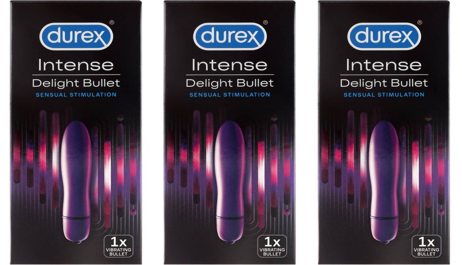 Durex Intense Delight Bullet Vibrator Massager Adult Sex Toy Pack of 3