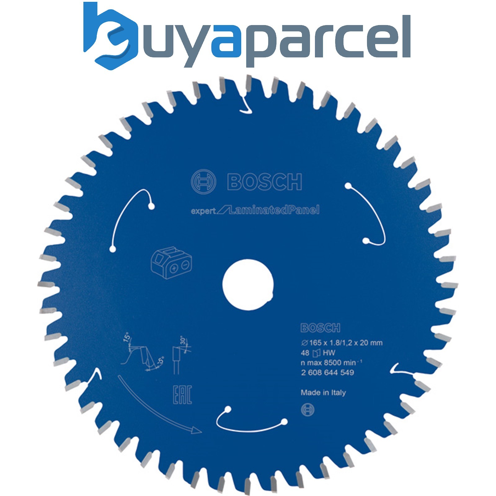 Bosch for Laminated Panel Circular Saw Blade 165x1.8/1.2x20 T48 2608644549