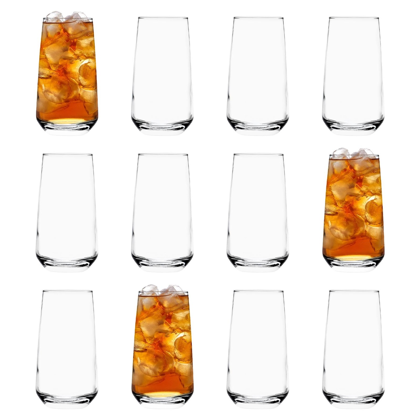 12x LAV Lal Highball Glasses Tall Glass Water Drinking Tumblers Set 480ml