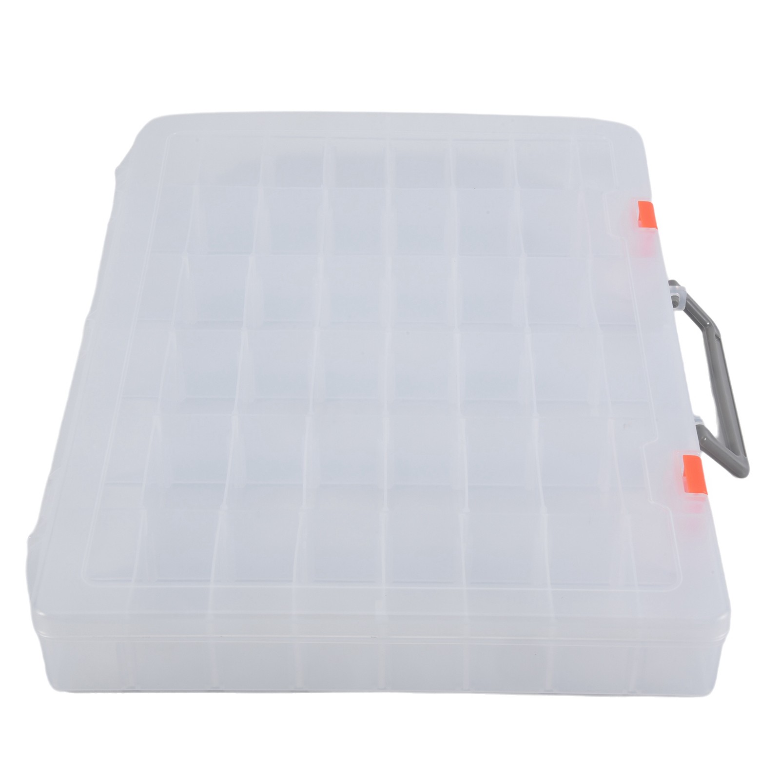 48 Grids Plastic Organizer Box with Adjustable Dividers,Craft Storage9169