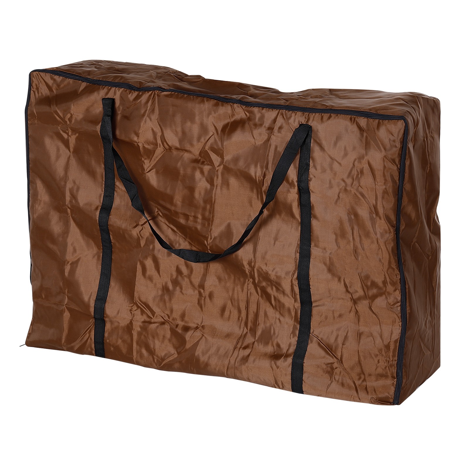 Outdoor Chair Storage Bag Carry Seat Bag Folding Lounge Chair Cover Brown
