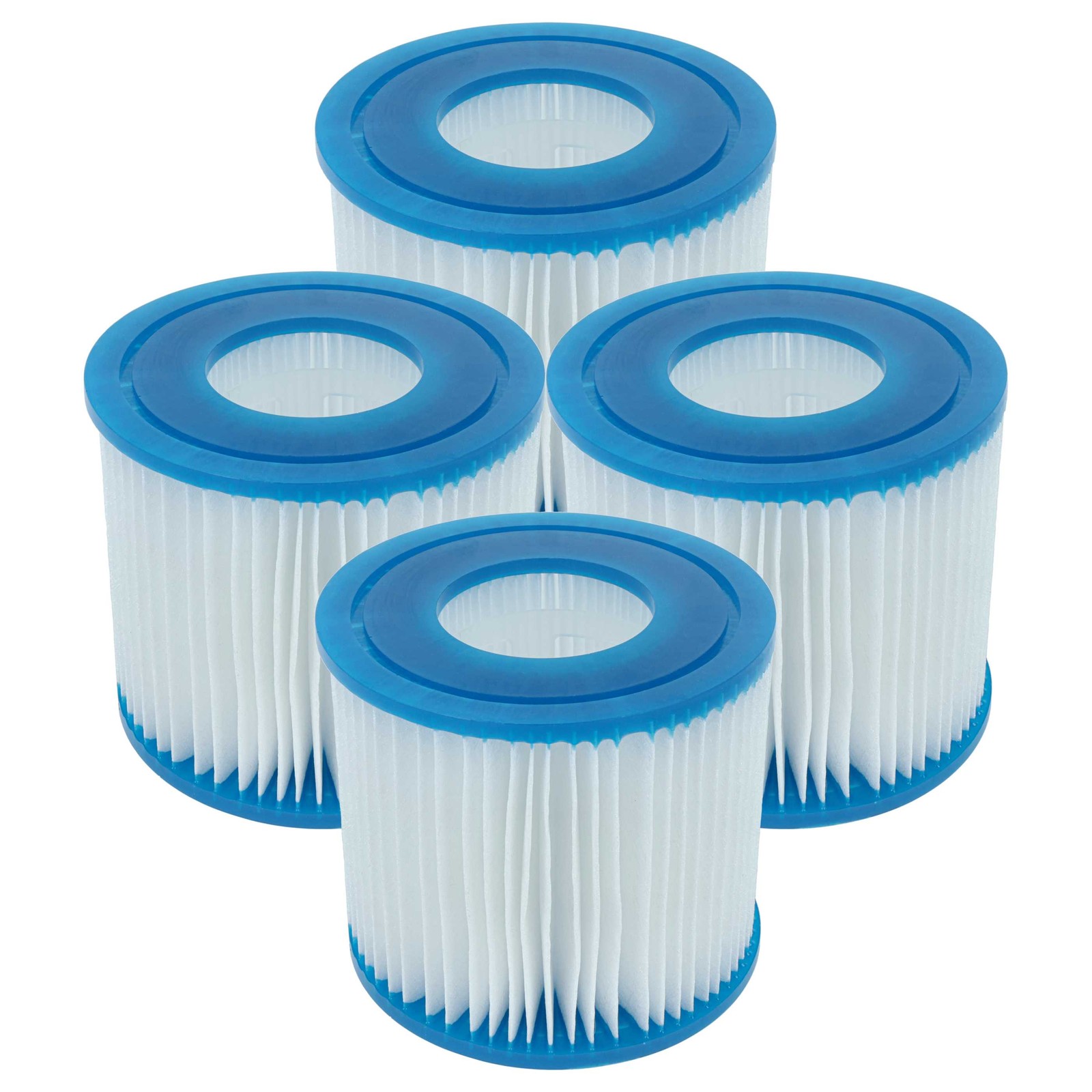 4x Filter Cartridge Typ VII for Bestway Lay-Z-Spa Paris Palm Springs Pool