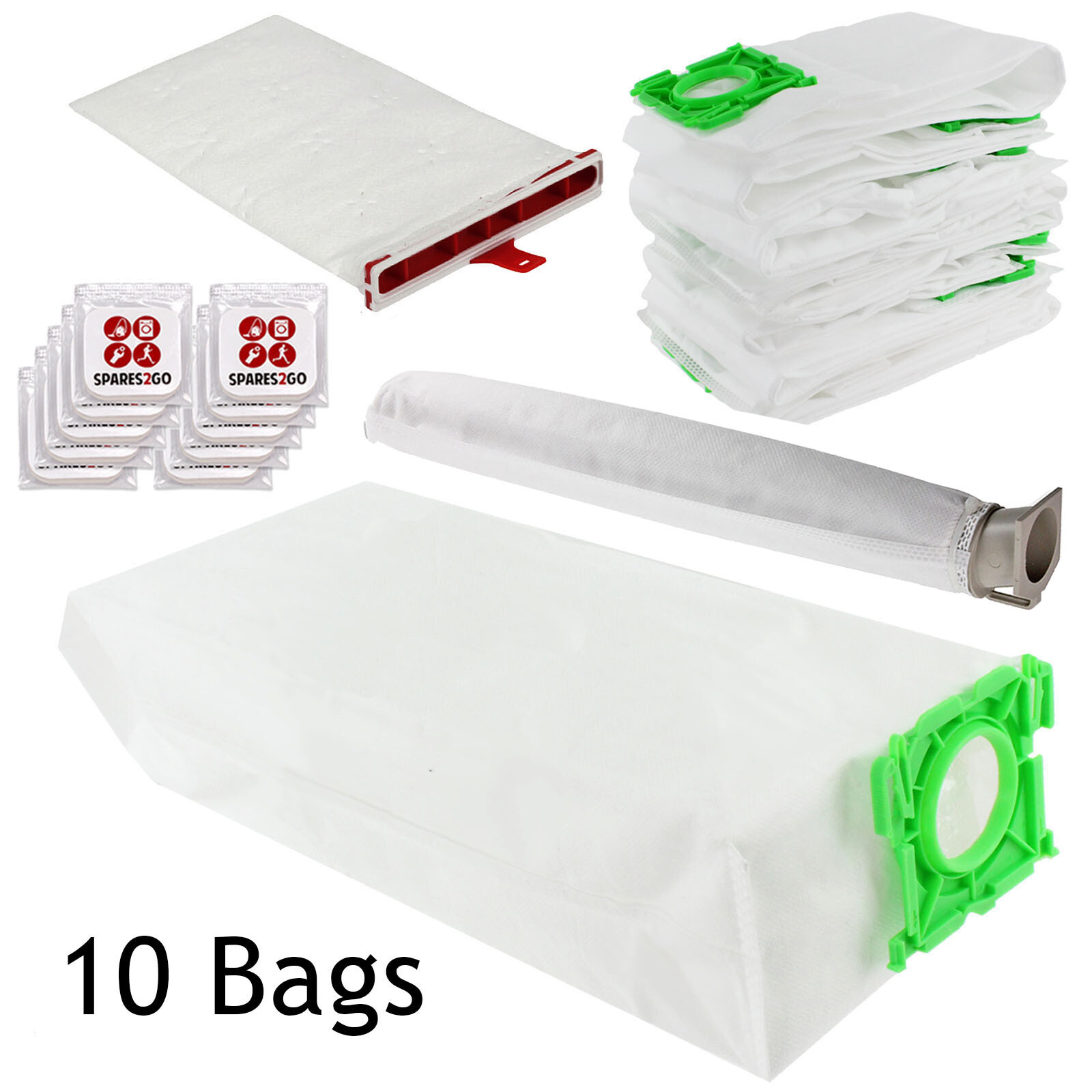 Filters Fresheners + 10 Cloth Bags Compatible for SEBO X7 X8 AUTOMATIC Vacuum