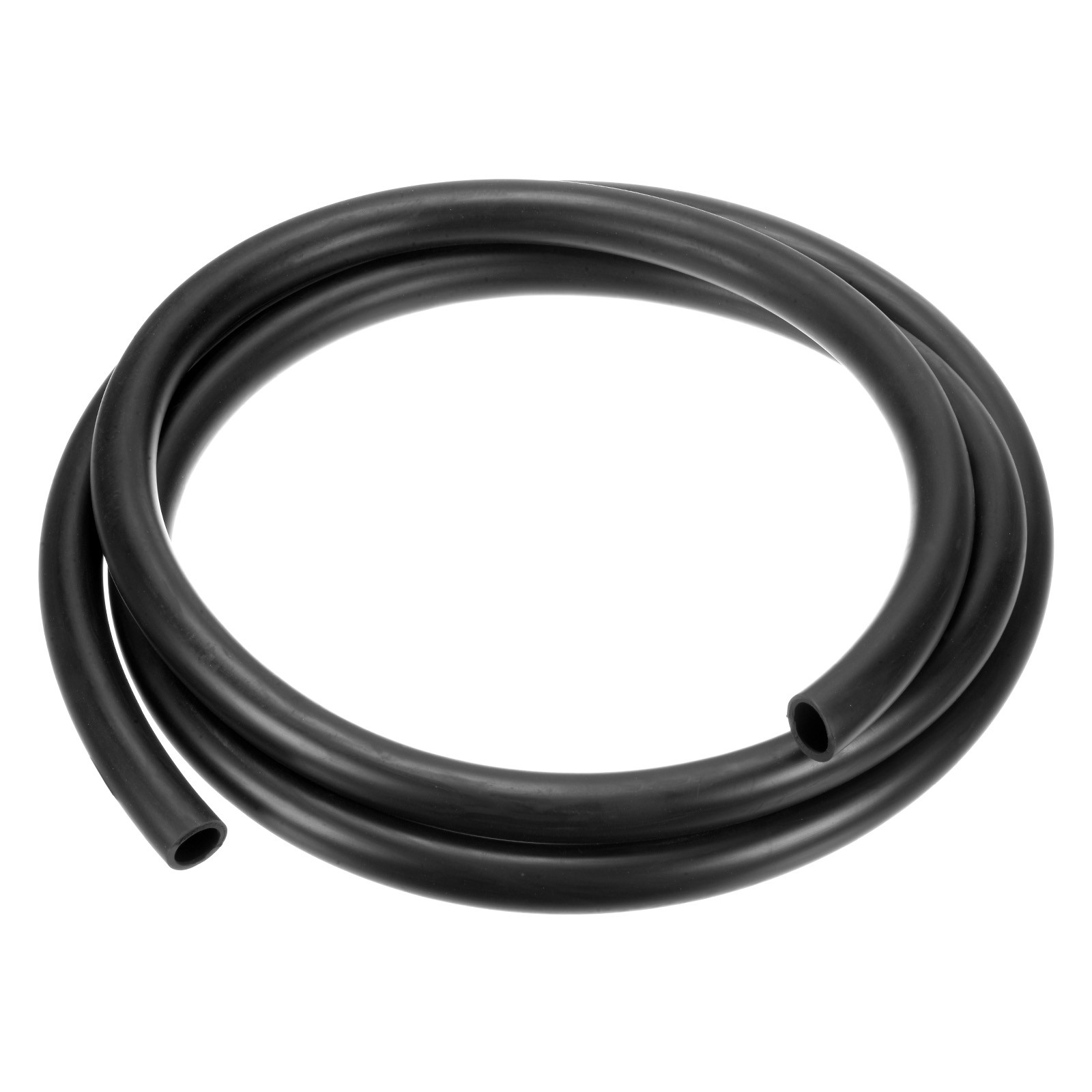Lubricating Oil Hoses, 13mm ID 6.56FT Rubber Tubing for Garden [Black]