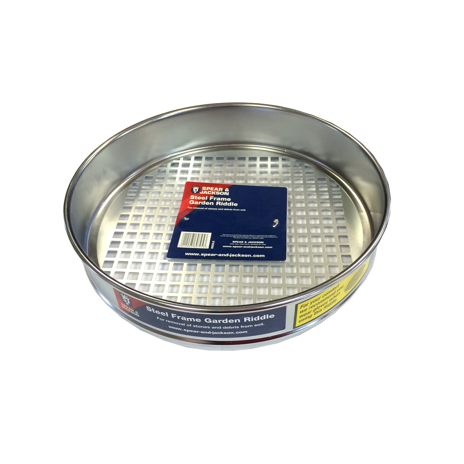 Spear & Jackson Garden Riddle (Sieve) Ideal for sifting soil and removing stones