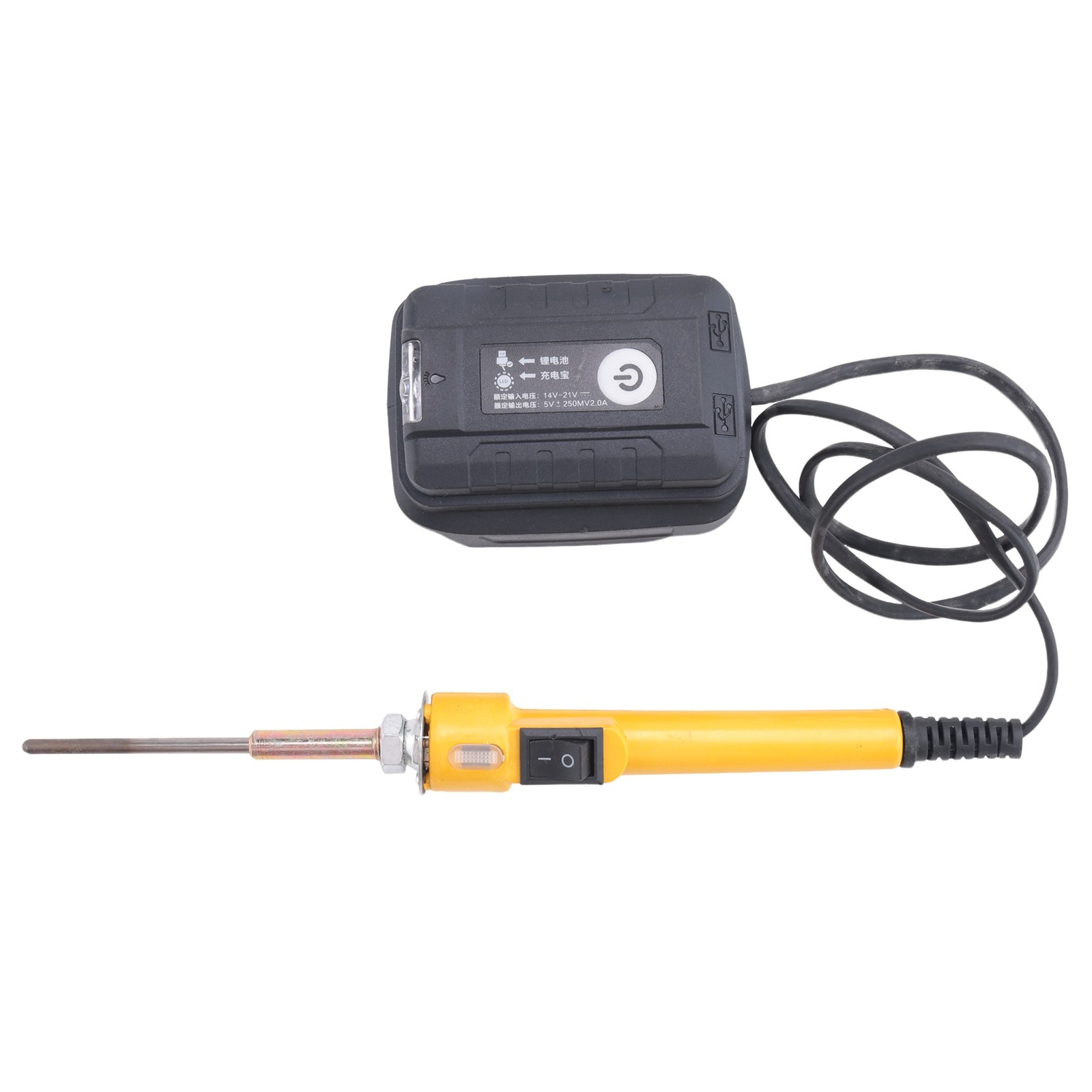 Household Maintenance Soldering Iron with Light USB for Battery V3U83255