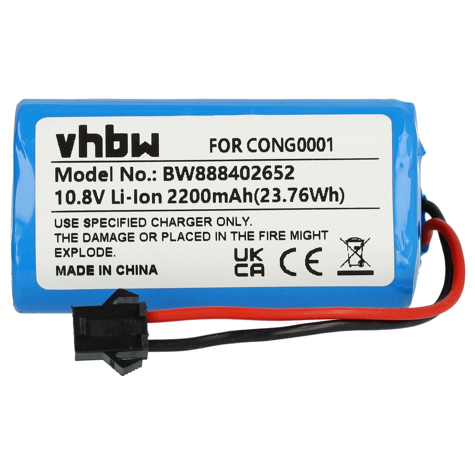 Battery for Cecotec CONG0001 2200mAh 10.8V
